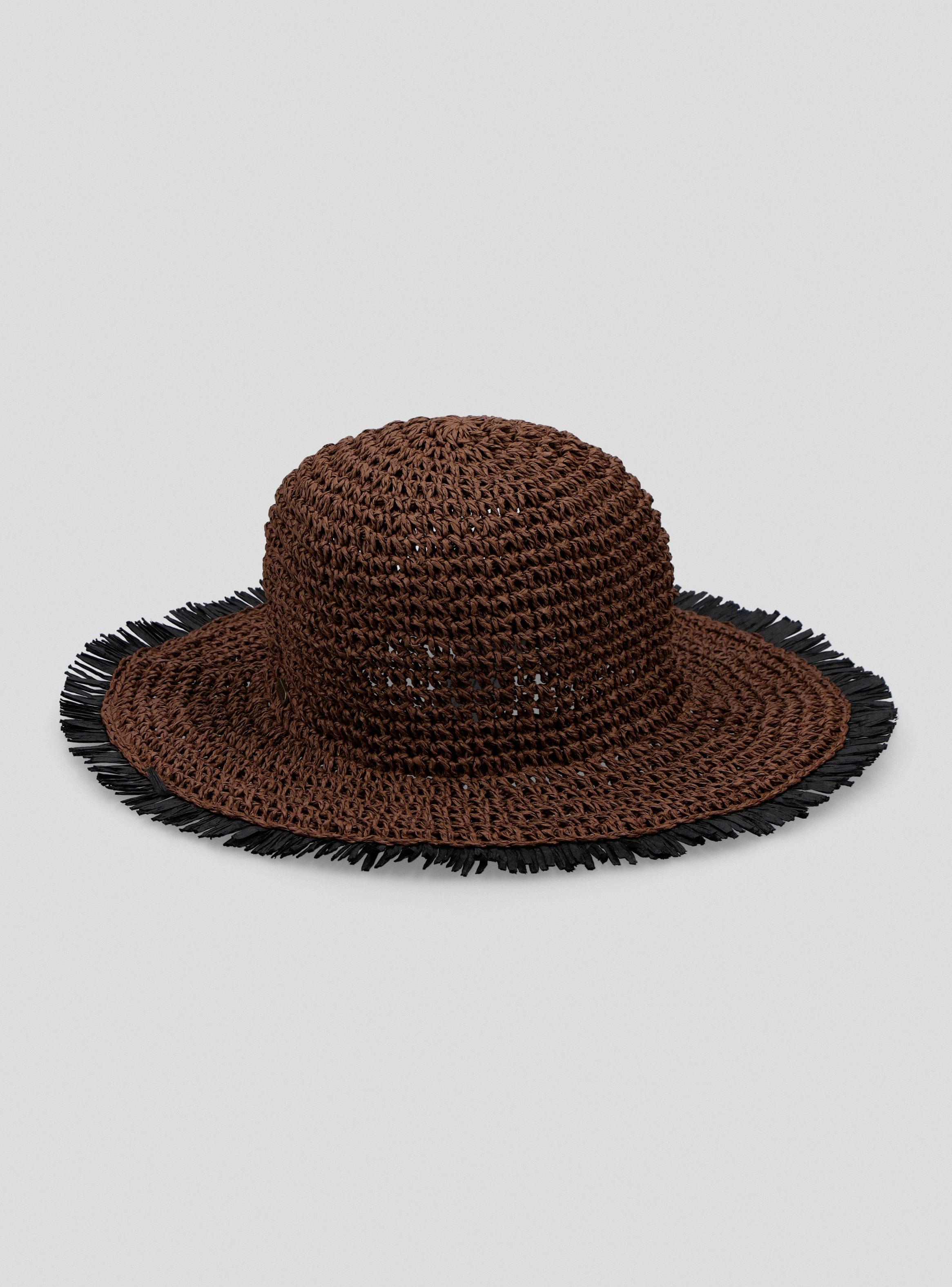 Sombrero Bicolor con Flecos-0