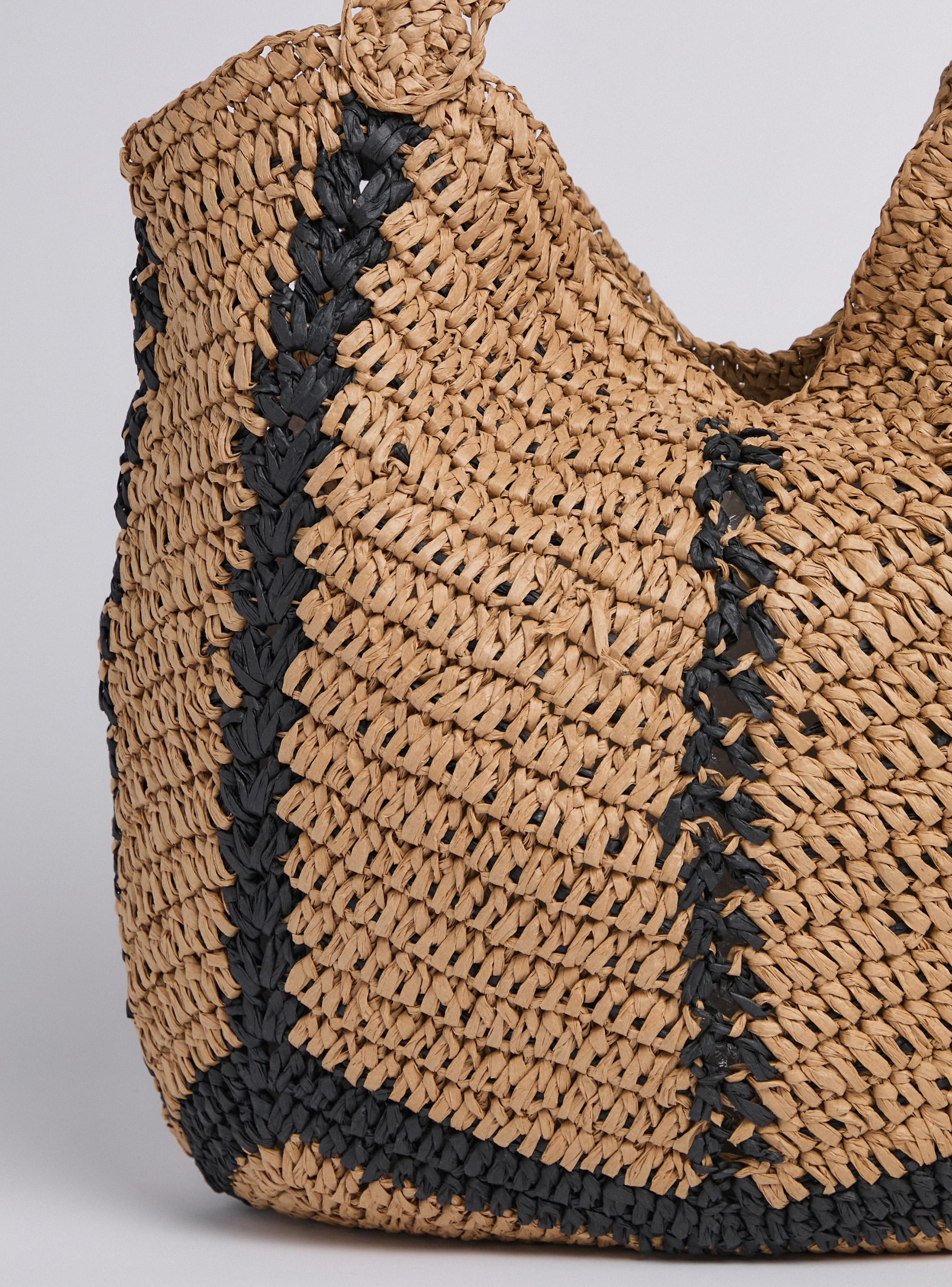 Cartera Tipo Bolso Tejida Bitono-4