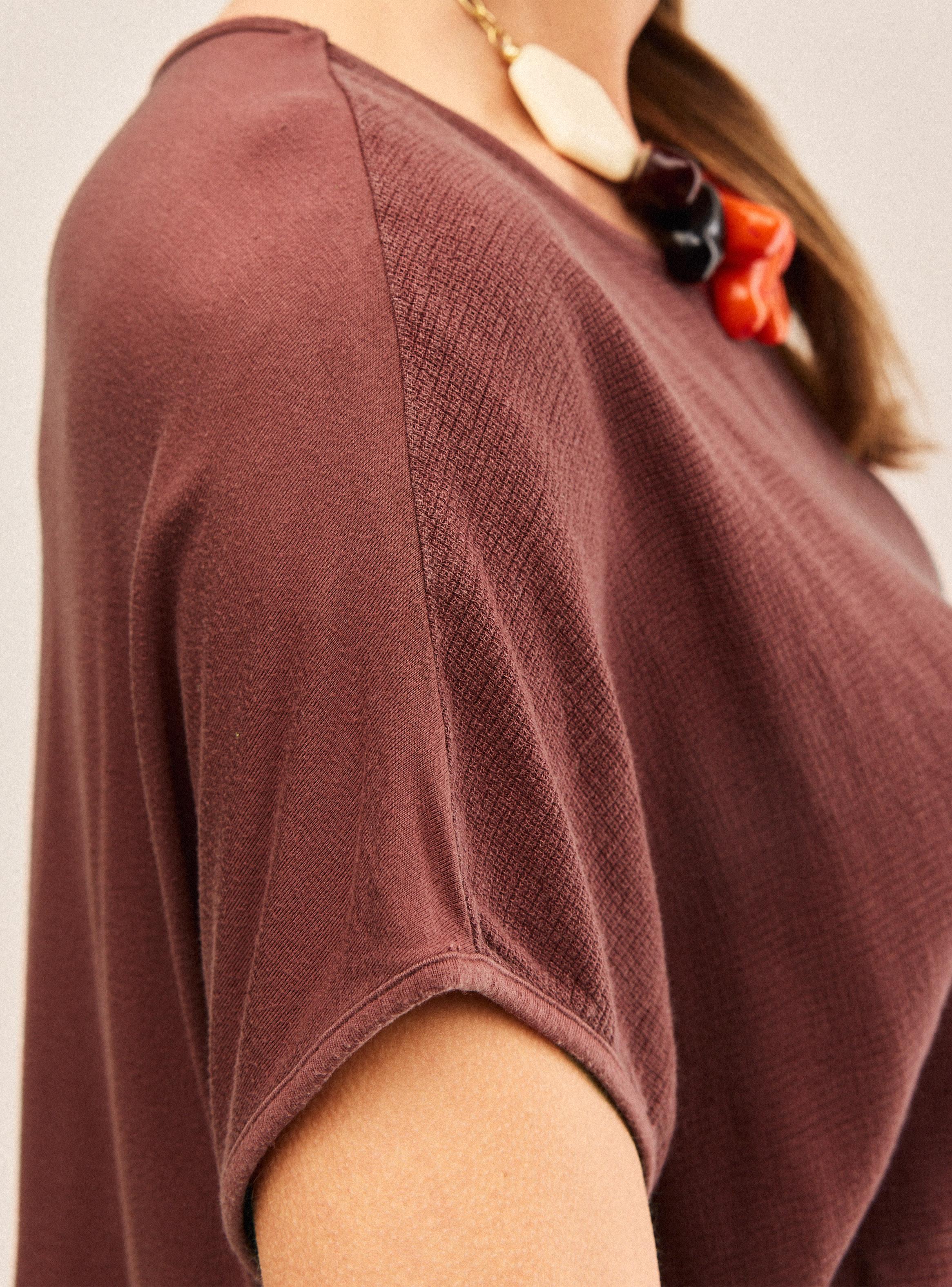 Polera Corte en Cintura Oversize-3