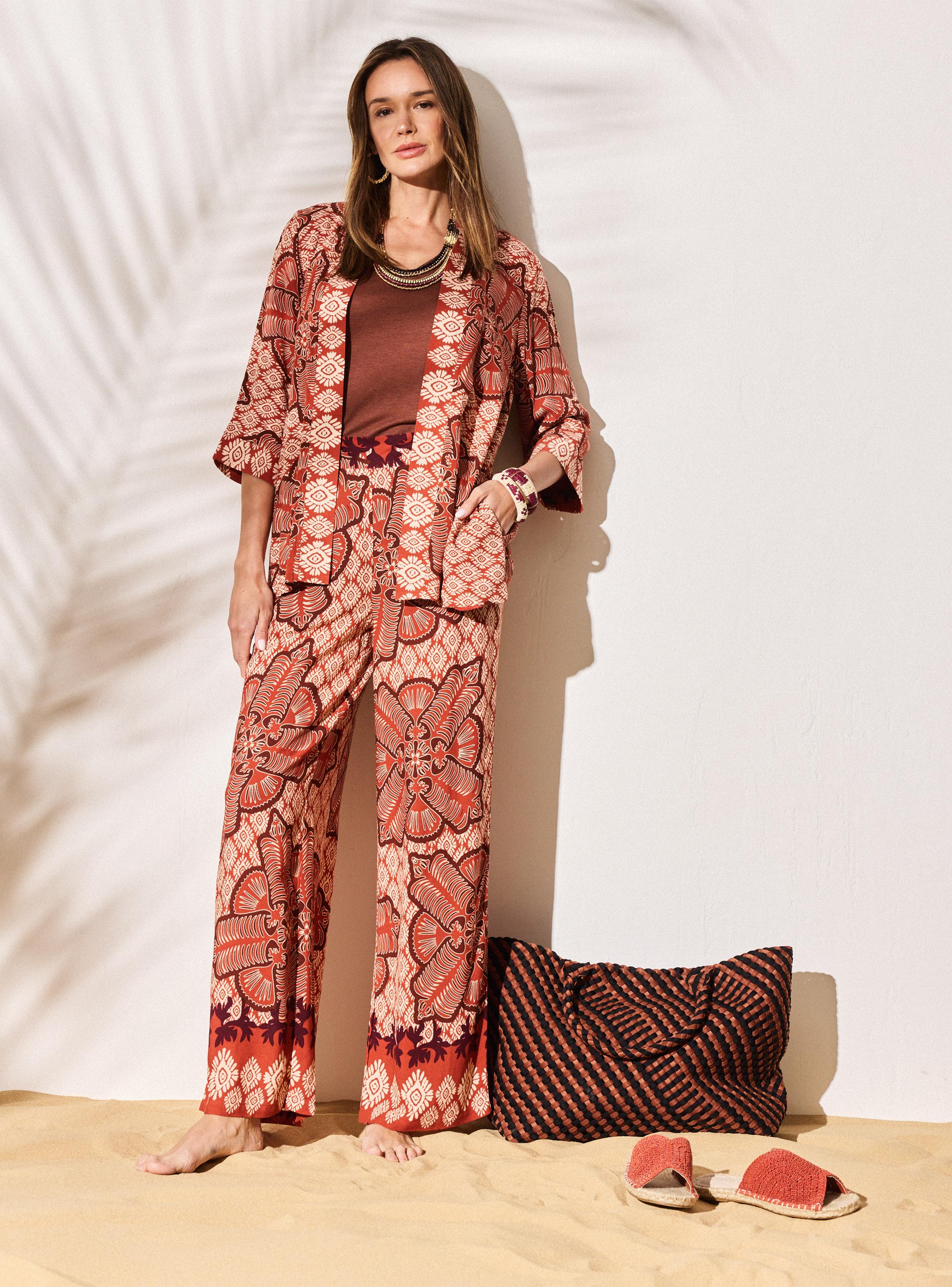 Blusa Kimono Estampado-4