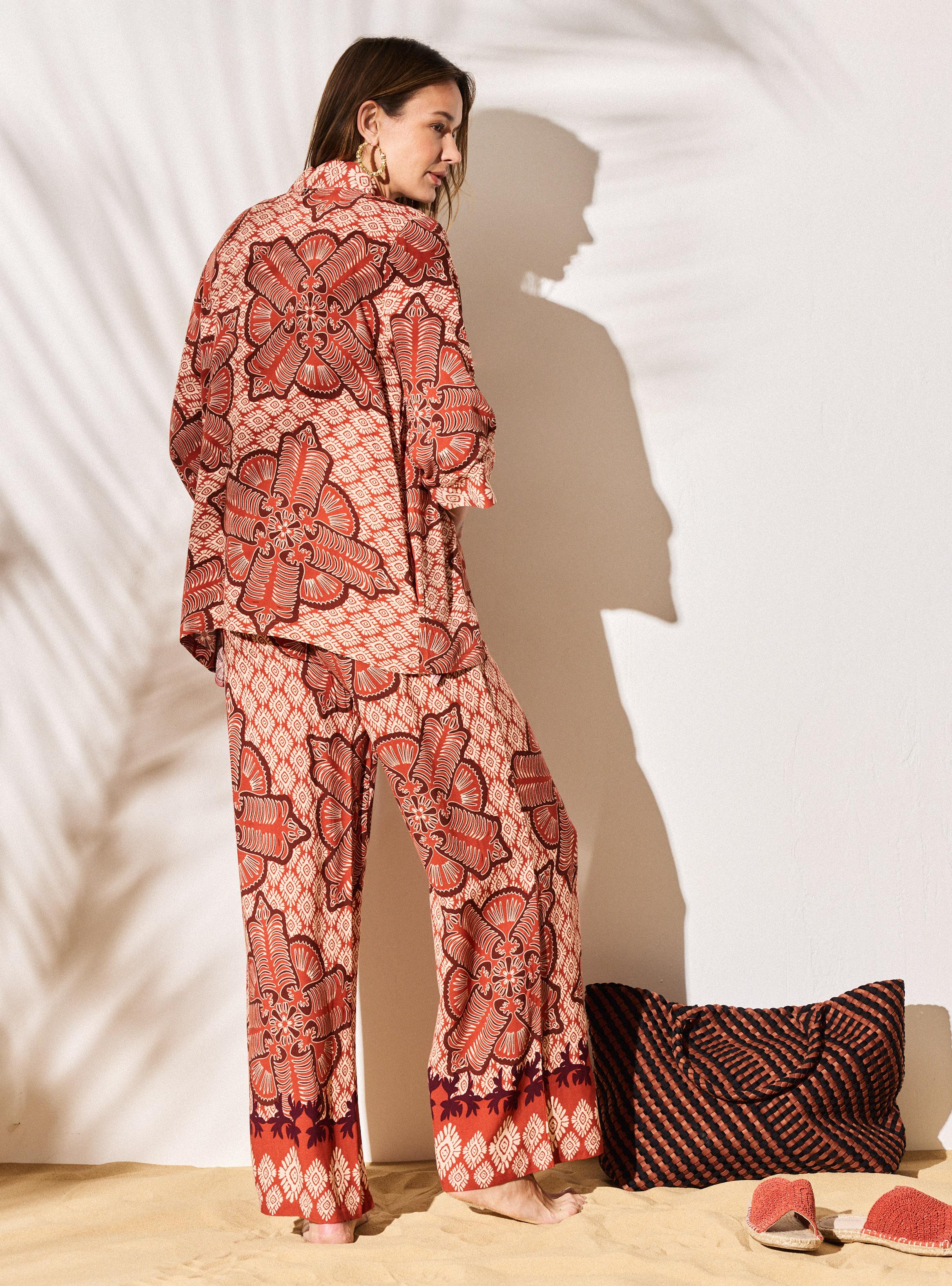 Blusa Kimono Estampado-5