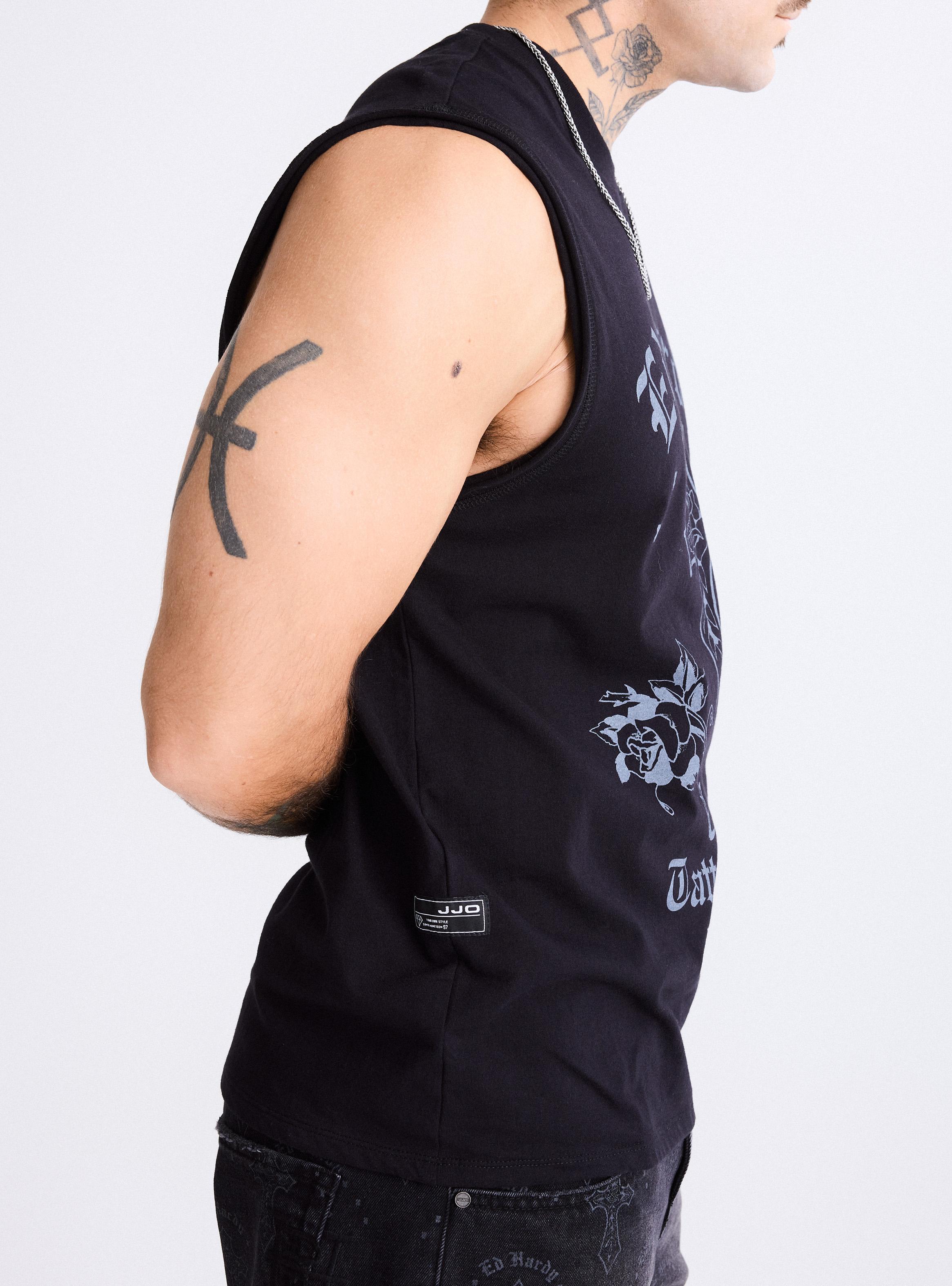 Polera Tank Ed Hardy print delantero-2