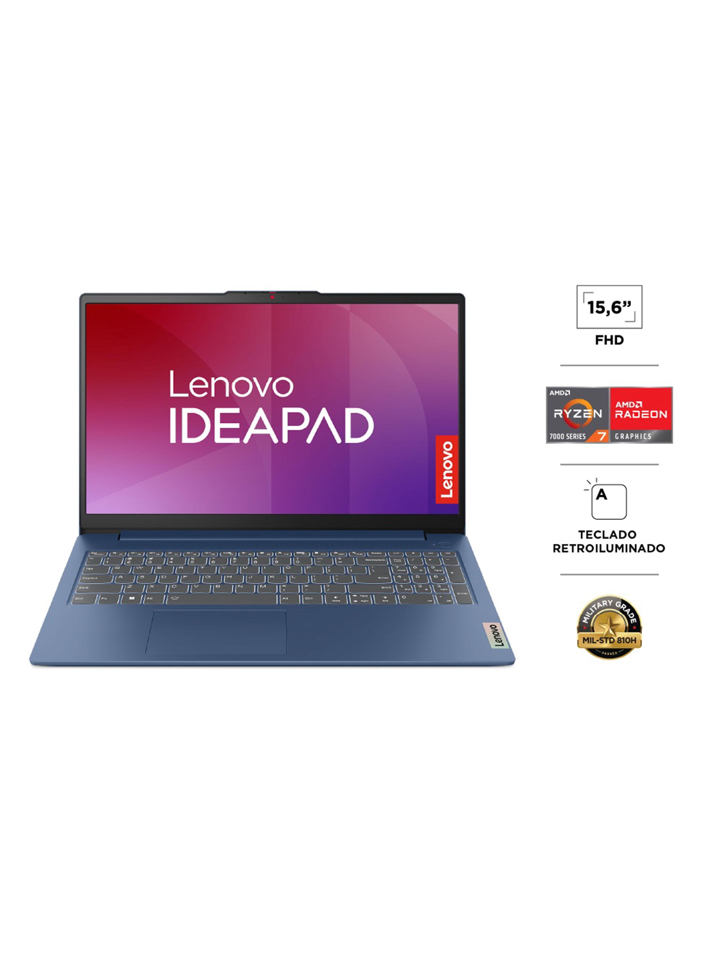 Notebook IdeaPad Slim 3 AMD Ryzen7 5825U 16GB 512GB SSD Windows 11 Home 15.6' FHD Azul Abyss-2
