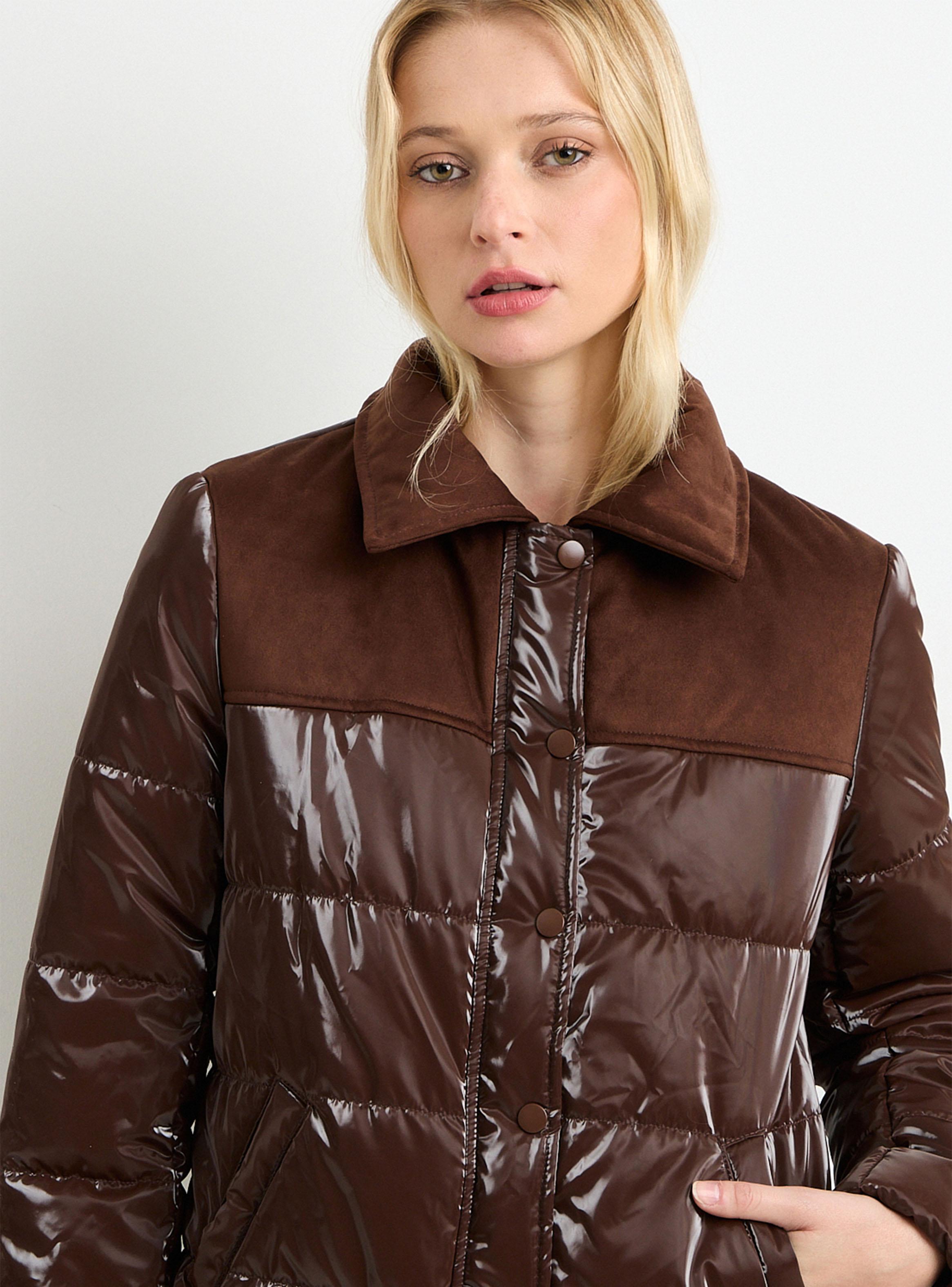 Parka Canesú en Suede y Capucha-2