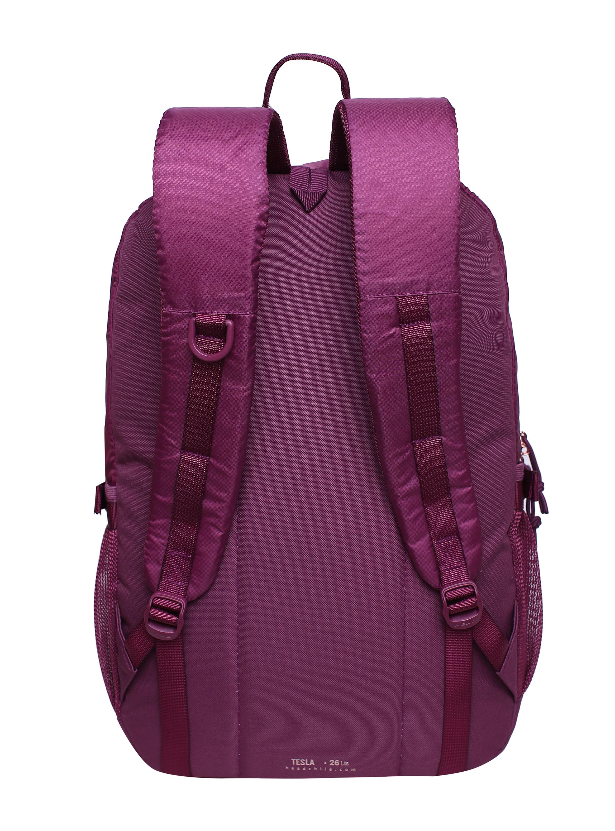 Mochila Juvenil Tesla 23 Ondas Morado-1
