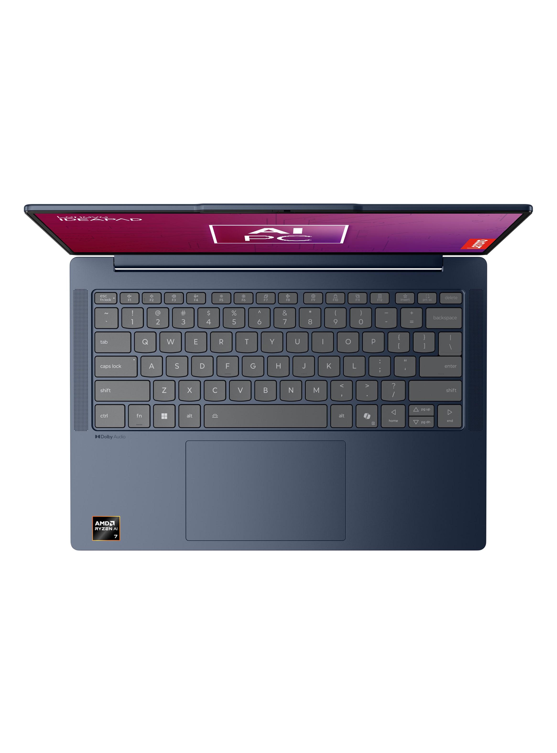 Notebook IdeaPad Slim 5 Ryzen AI 7 350 24GB  512GB SSD 14' OLED WUXGA Windows 11 Home Azul Cósmico-5