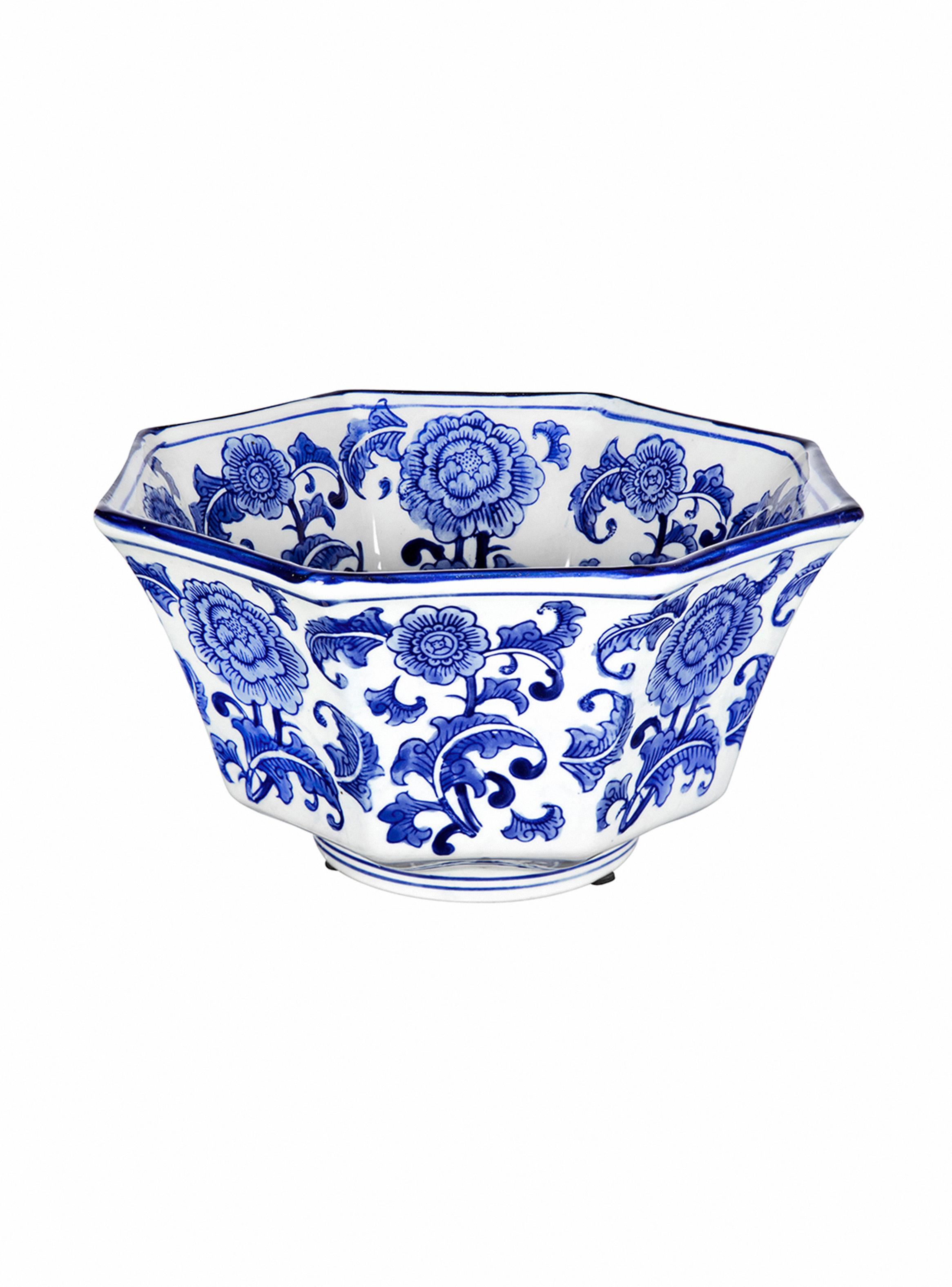 Fuente Azul Porcelana 27cm-0