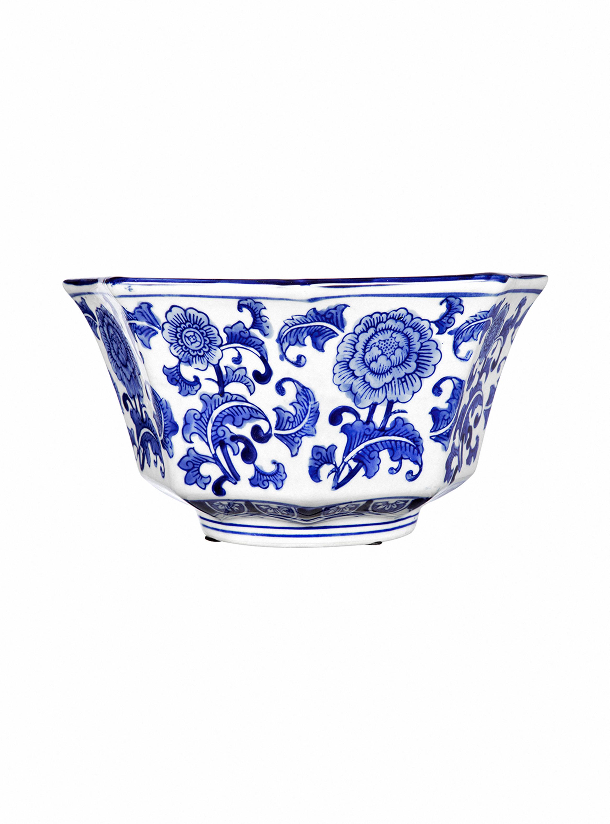 Fuente Azul Porcelana 27cm-1