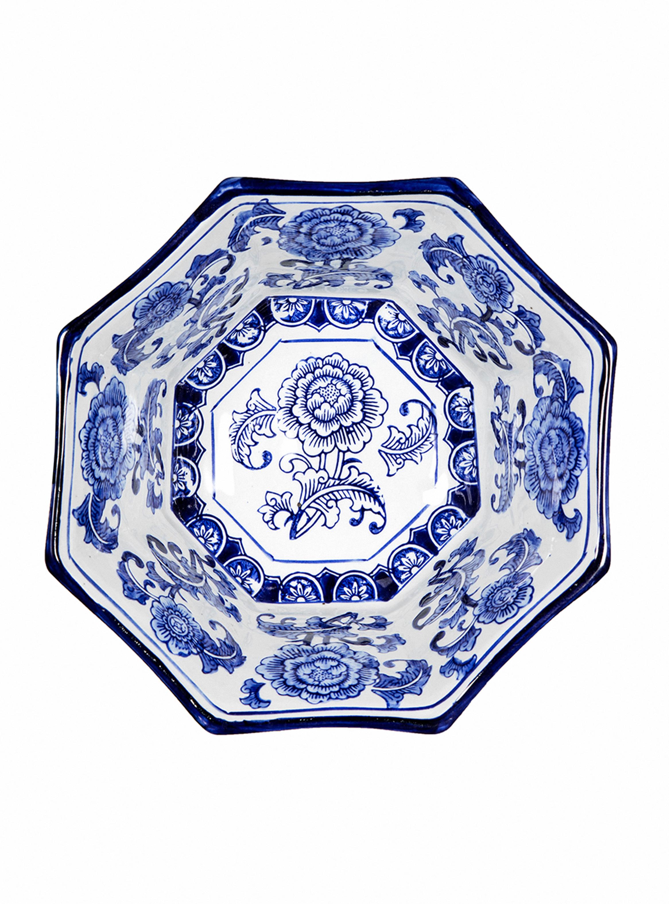 Fuente Azul Porcelana 27cm-3