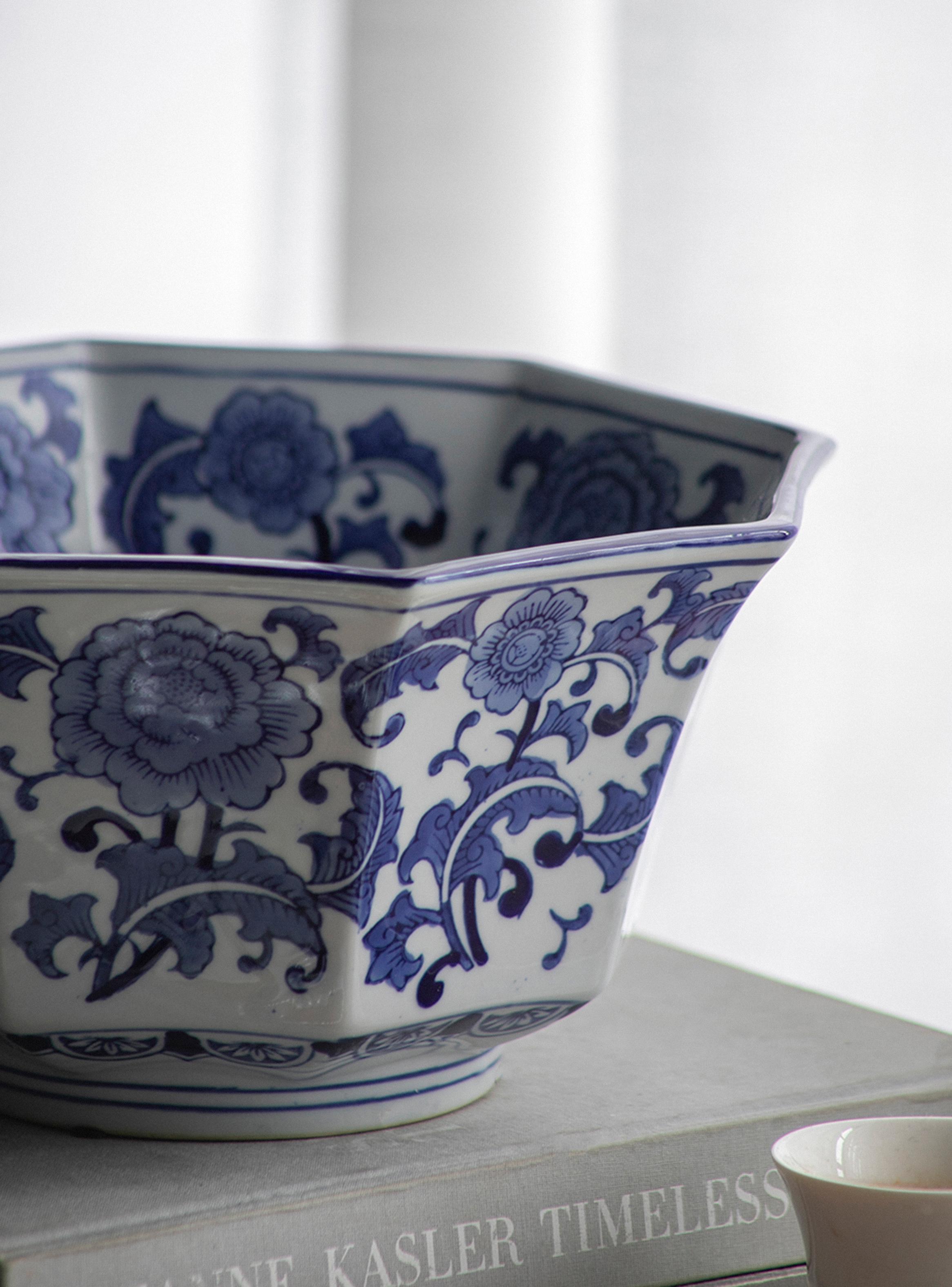 Fuente Azul Porcelana 27cm-4