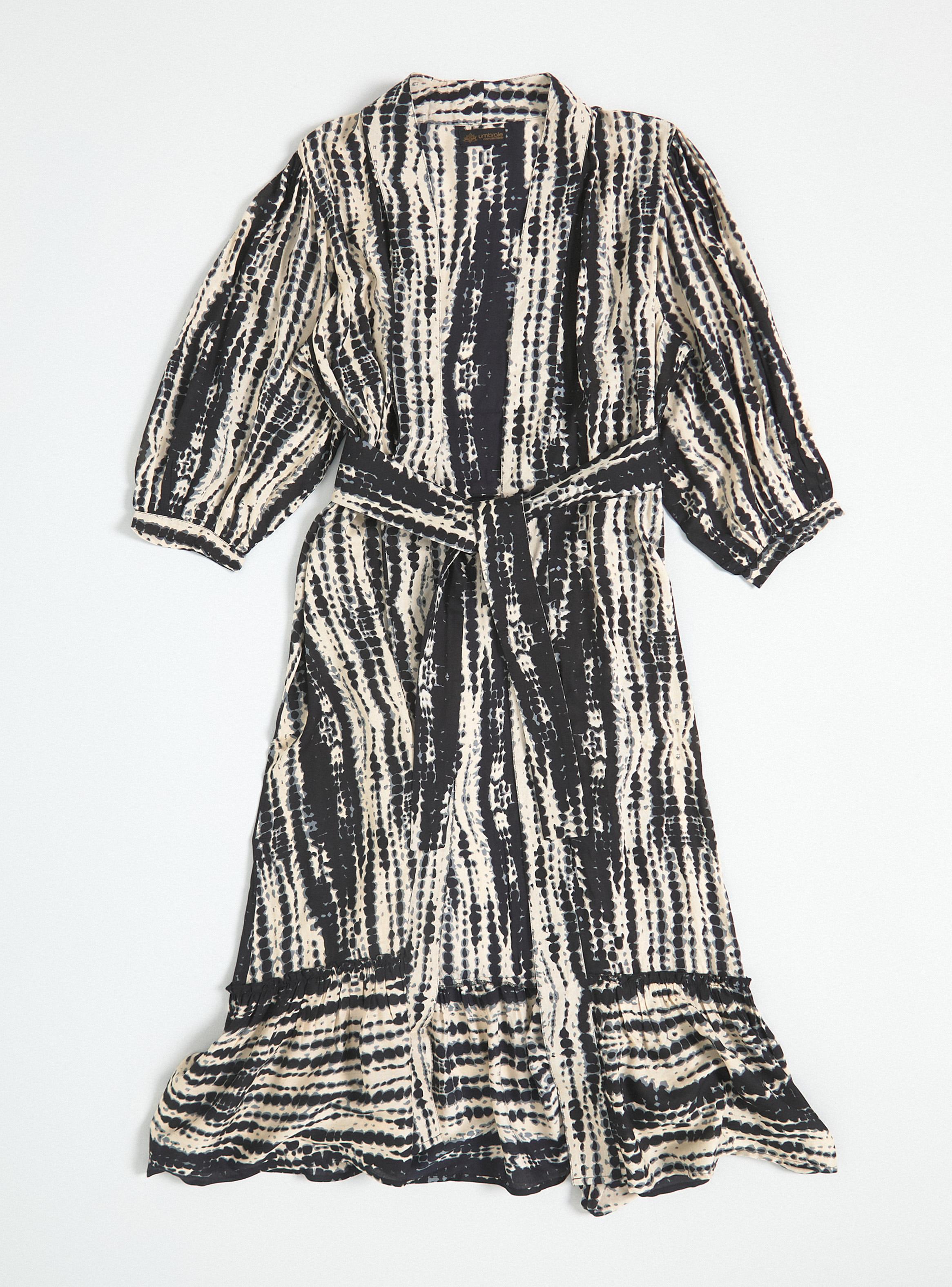 Salida de Baño Largo con Estampado India-3