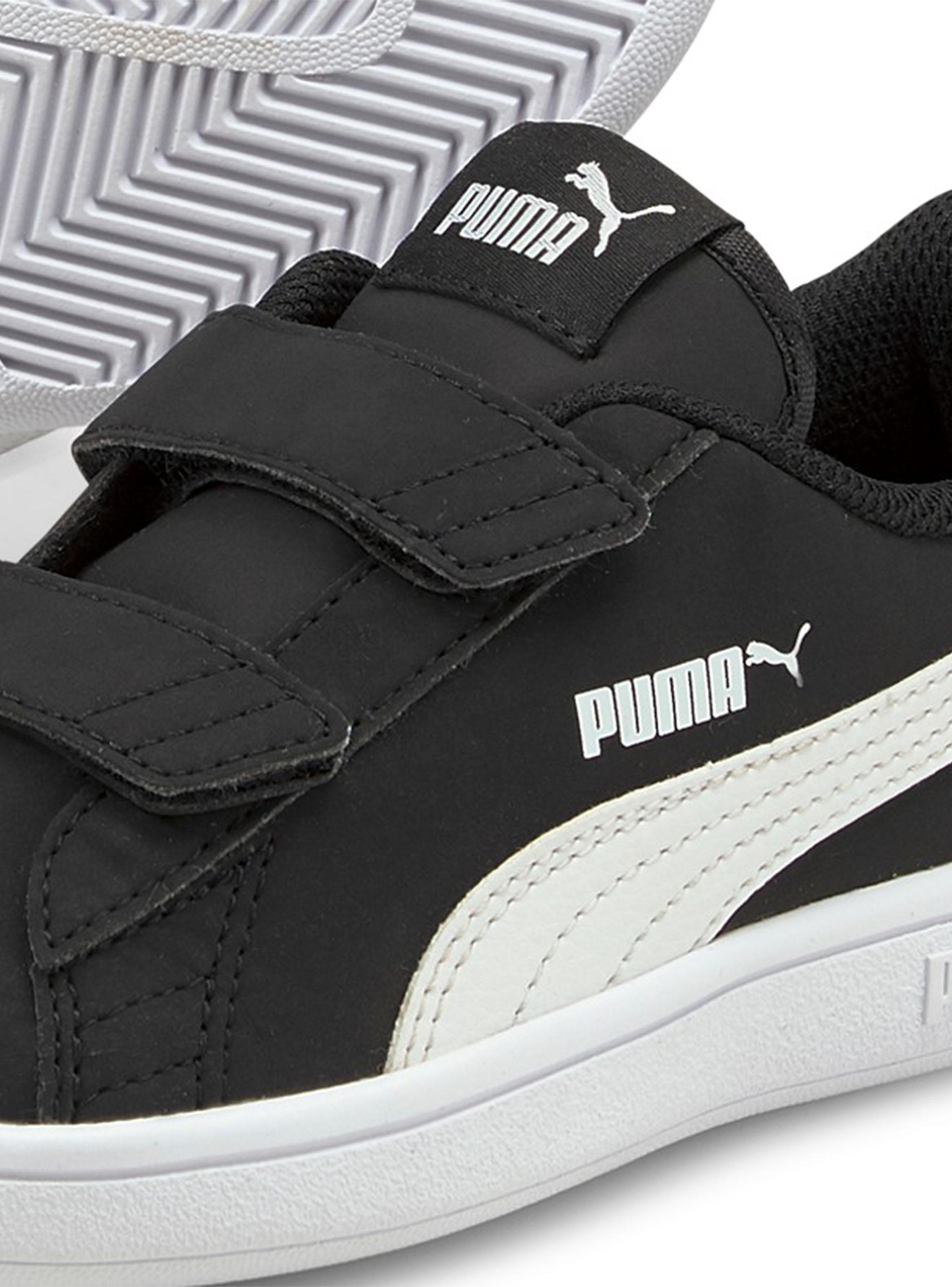 Zapatilla Urbana Negra Smash V2 Buck V PS Unisex-2