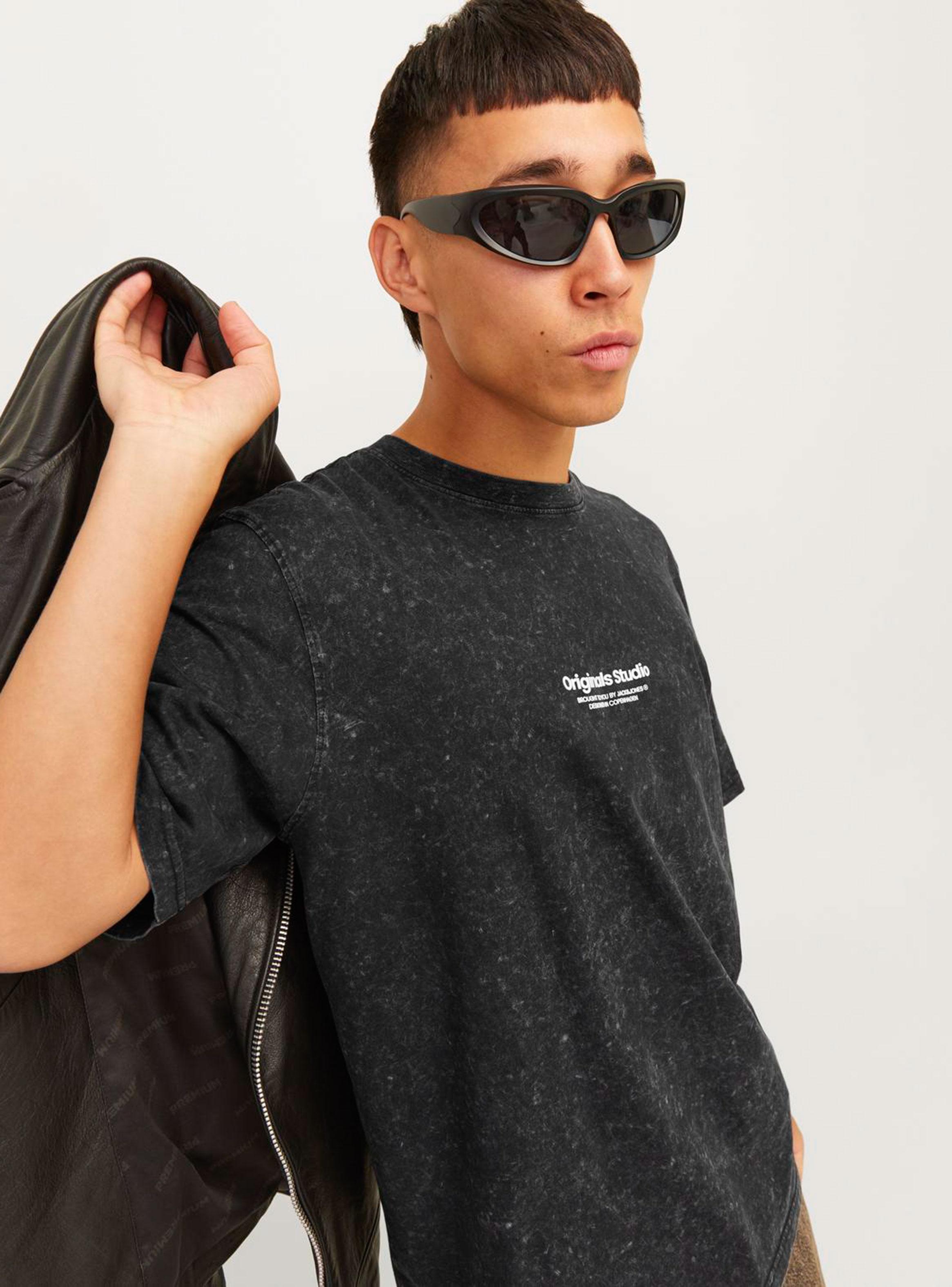 Polera Wash Tee Crew Neck-0
