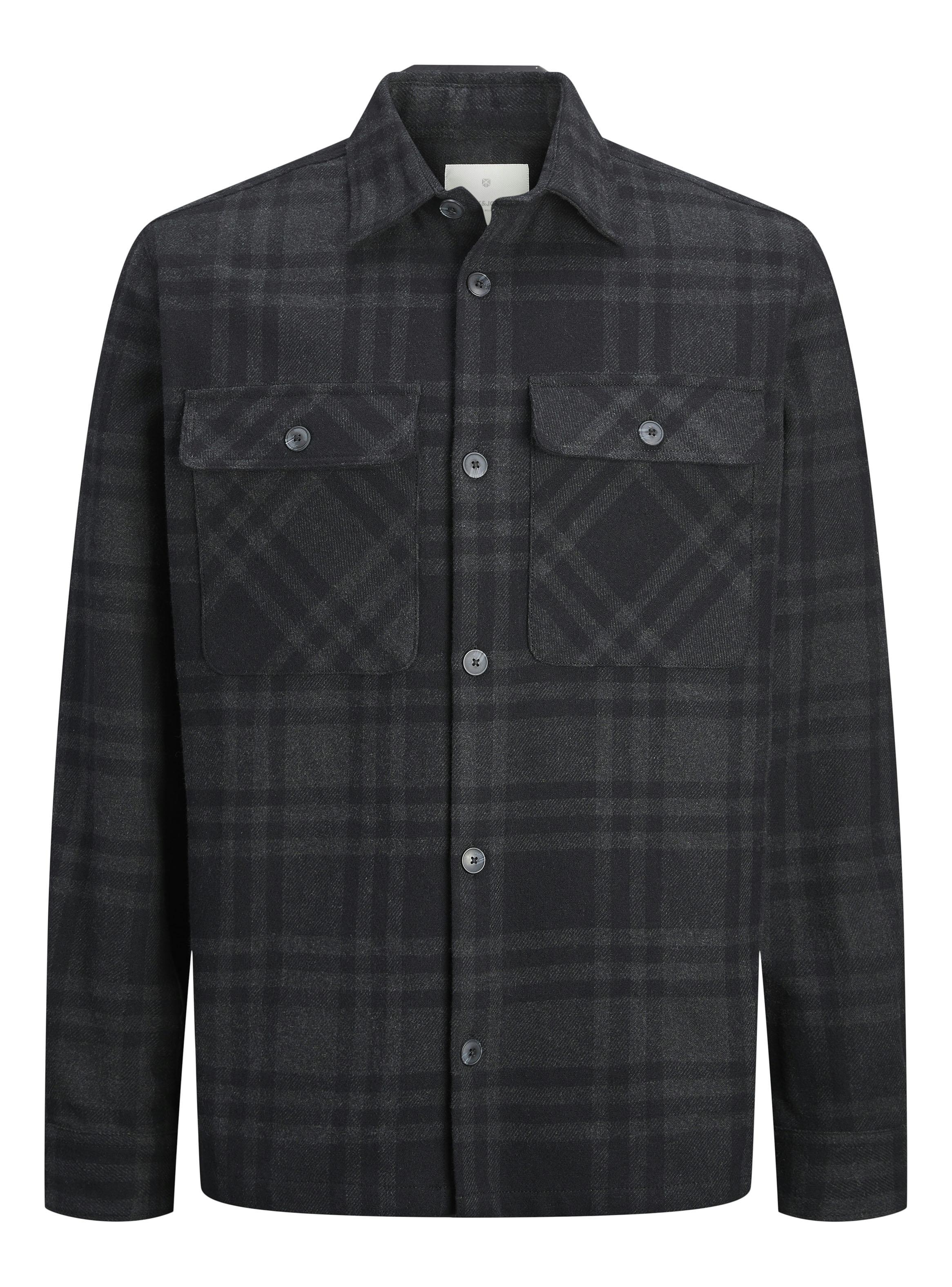 Camisa Melange Check Oversize-0