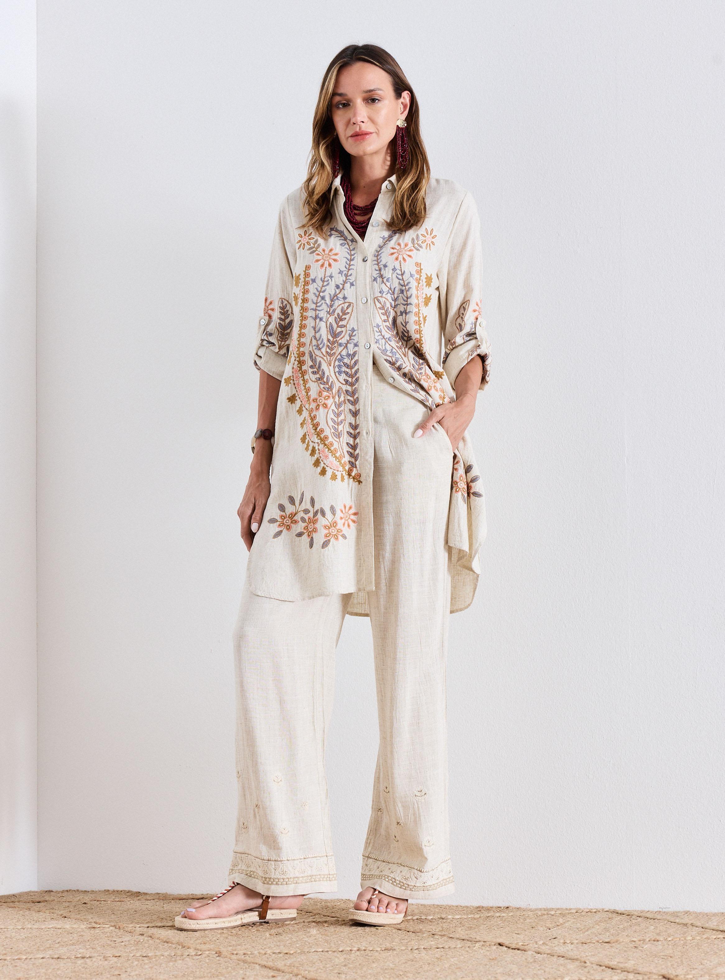 Pantalón Bordado en Basta-4