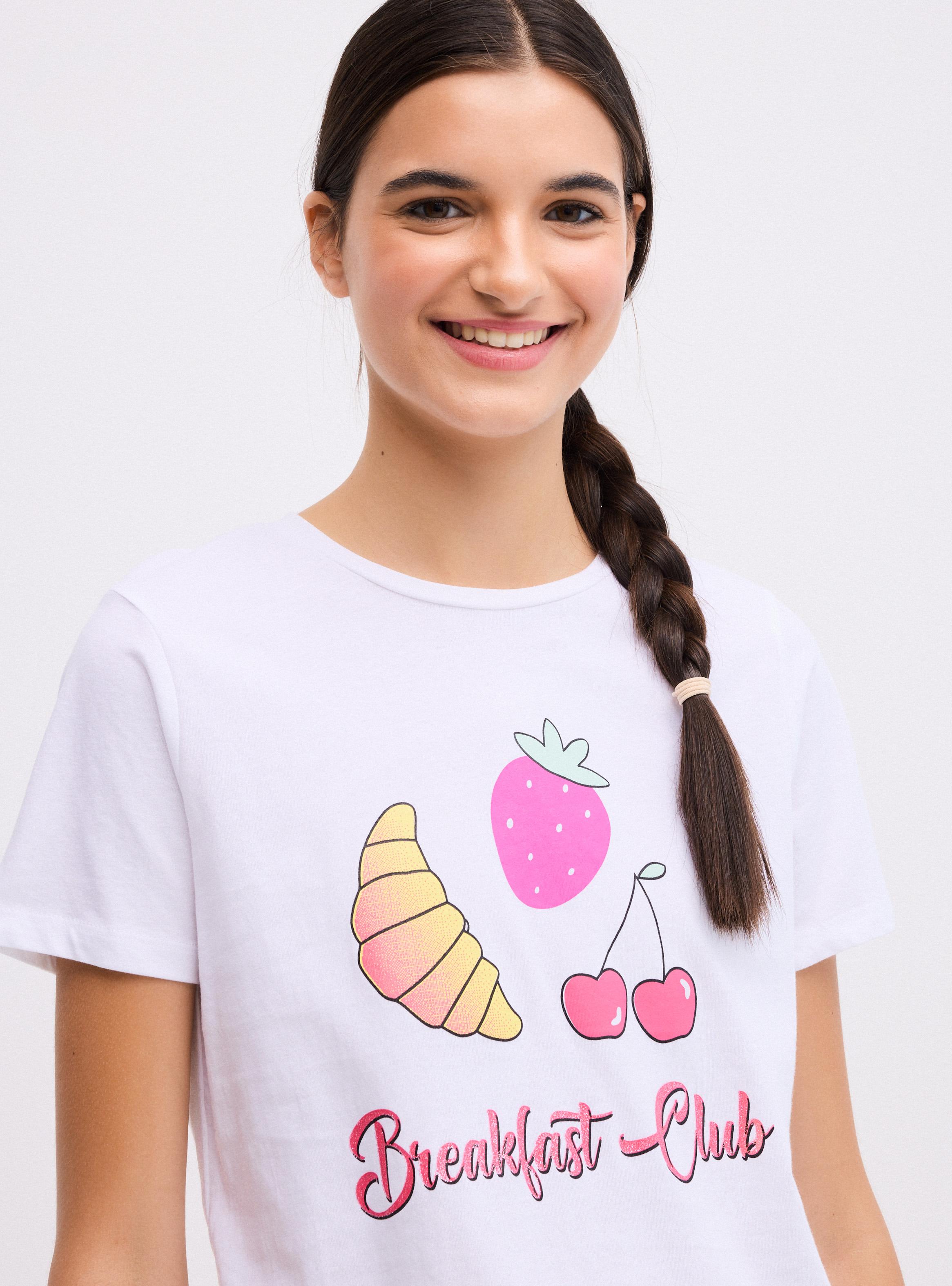 Polera Pijama Estampado con Glitter Ármalo-3