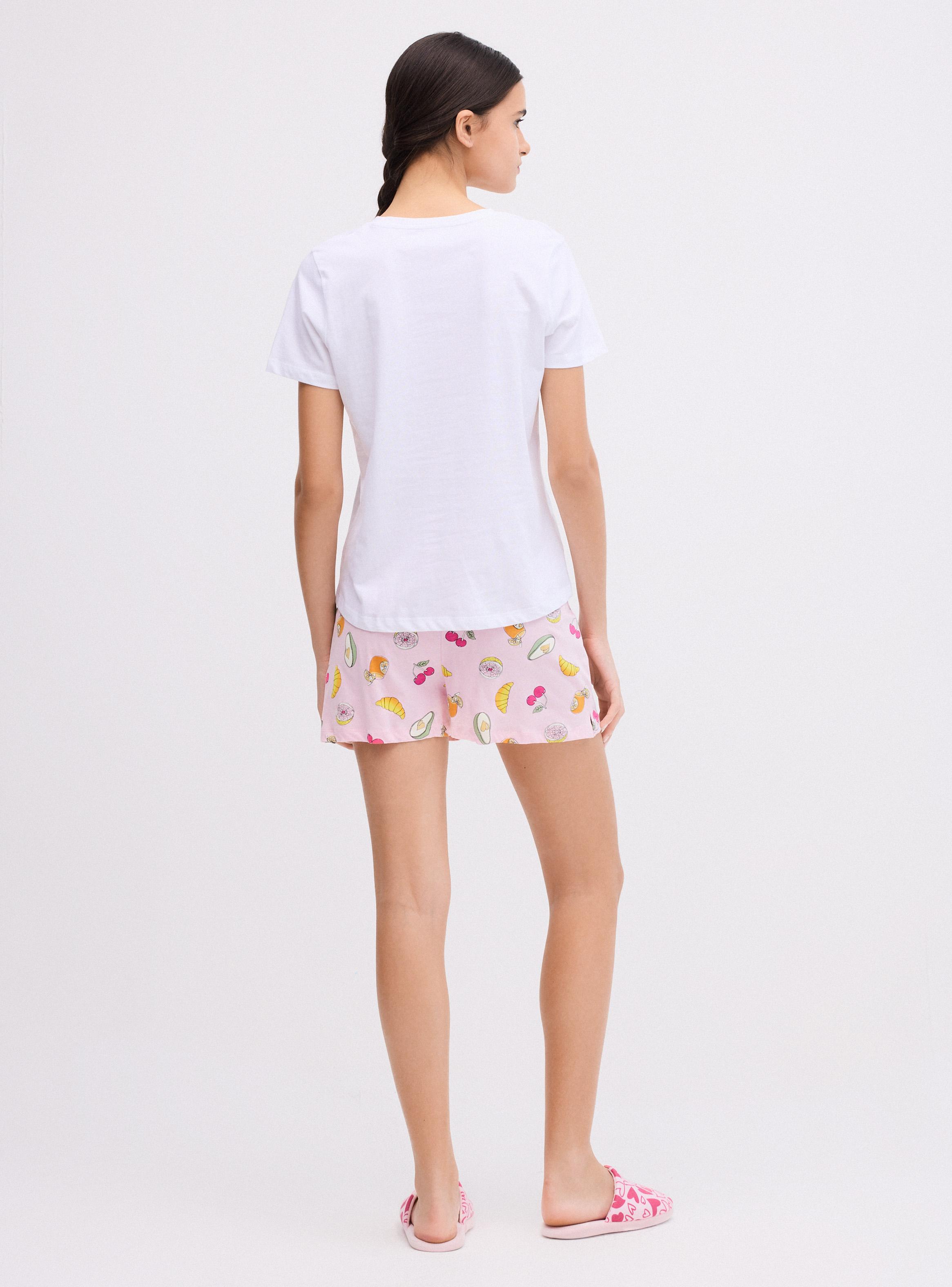 Polera Pijama Estampado con Glitter Ármalo-5