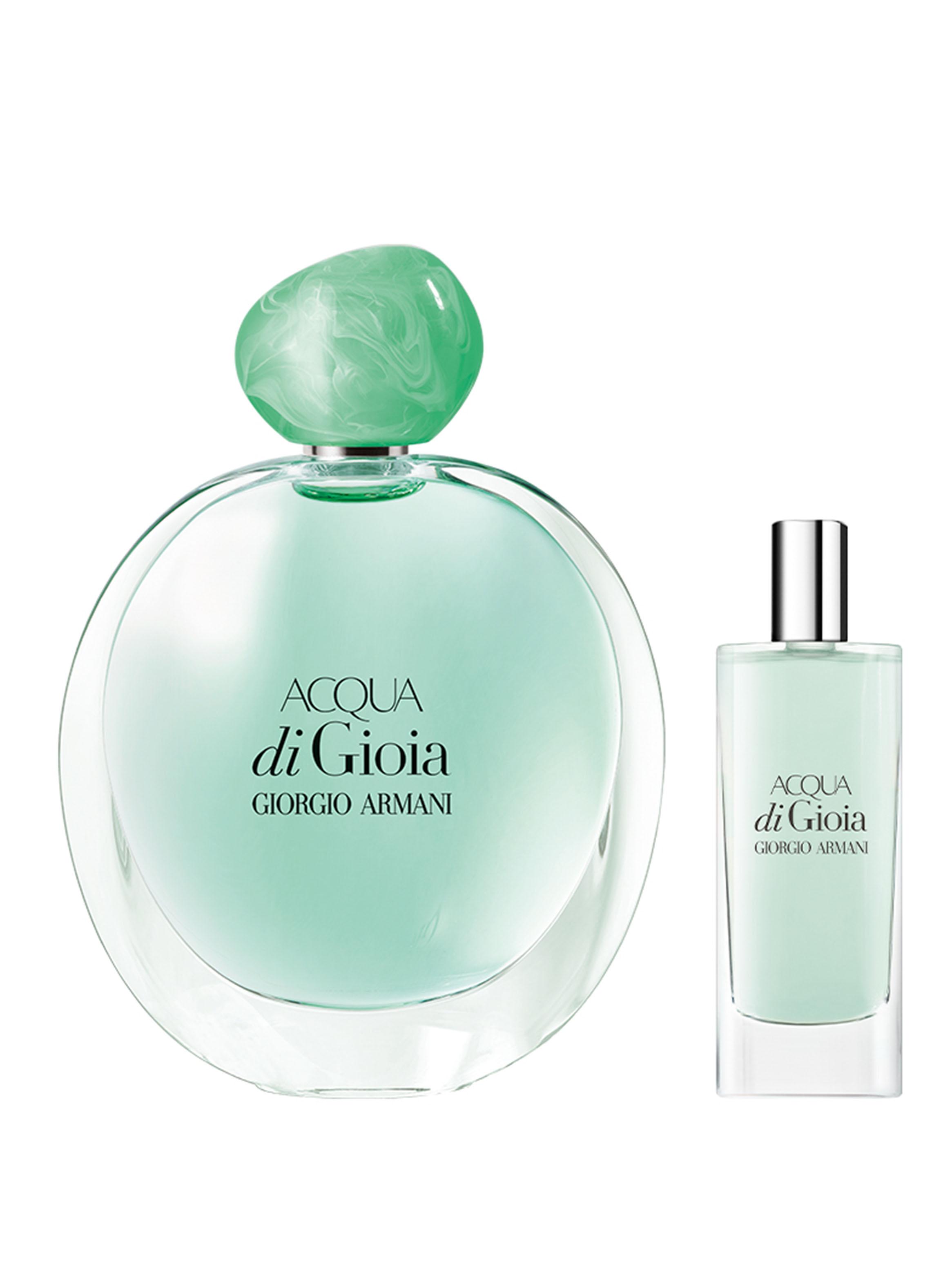 Set Perfume Acqua Di Gioia EDP Mujer 100ml + 15ml Giorgio Armani -0