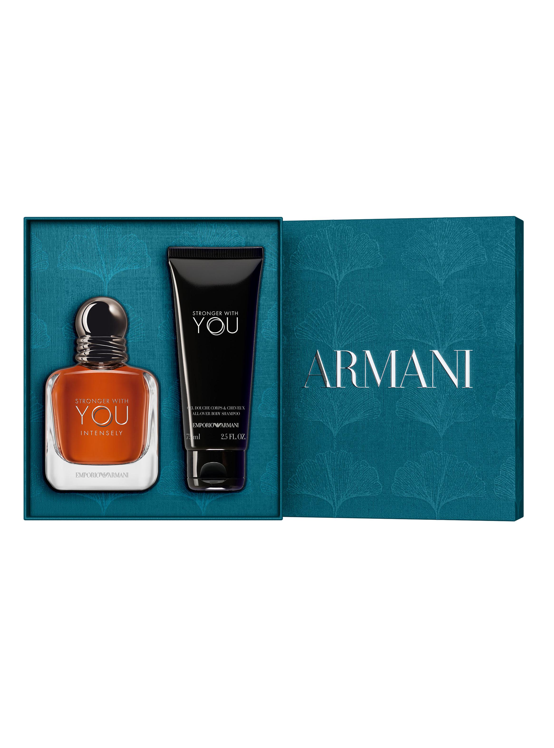 Set Perfume Hombre Stronger With You Intensely EDP Hombre 50ml + Gel de Ducha 75ml Giorgio Armani-2