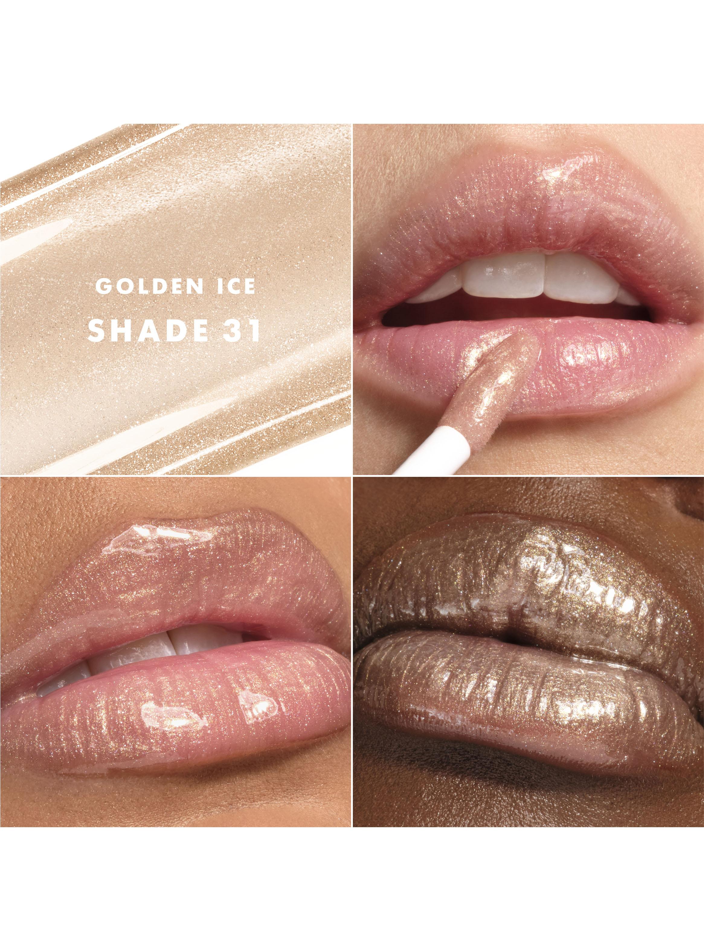 Brillo de labios Prisma Glass Icy Plumper 31 Golden Ice 3.5ml Giorgio Armani-3