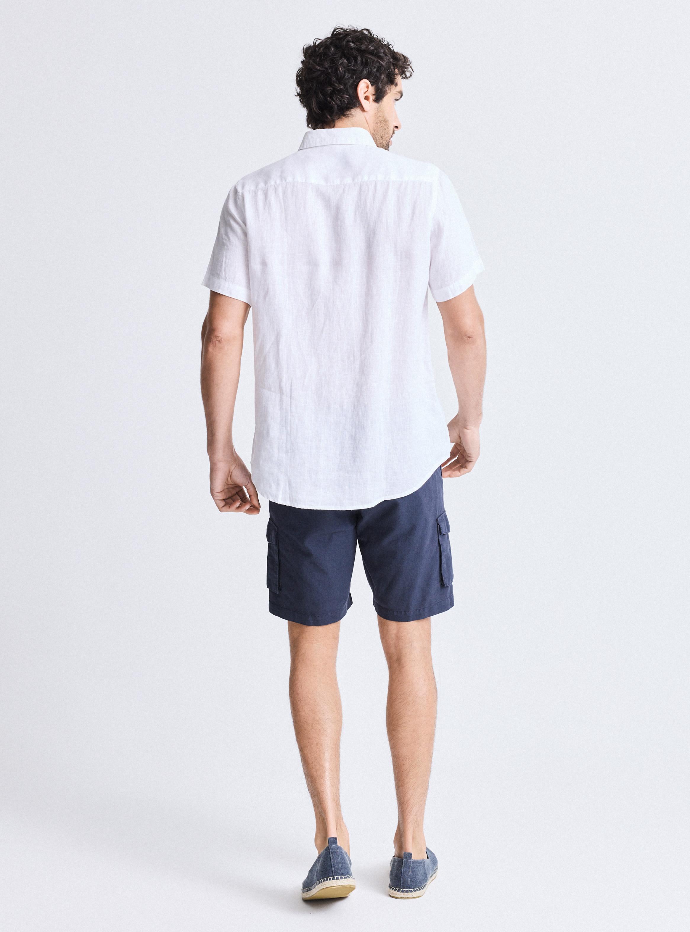 Camisa Manga Corta Lino-5