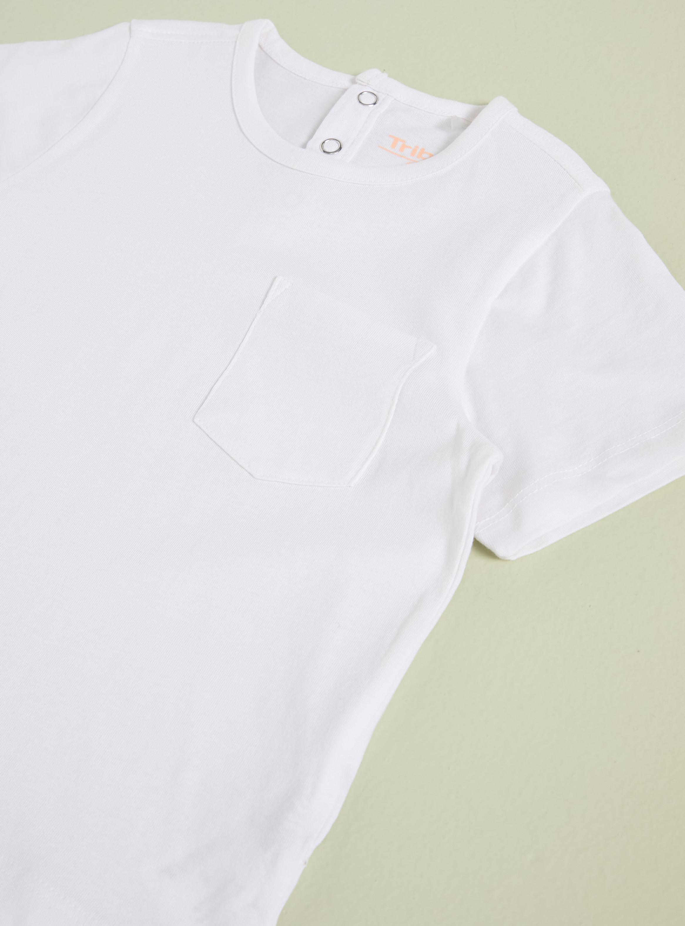 Polera Lisa con Bolsillo Delantero Niño-2