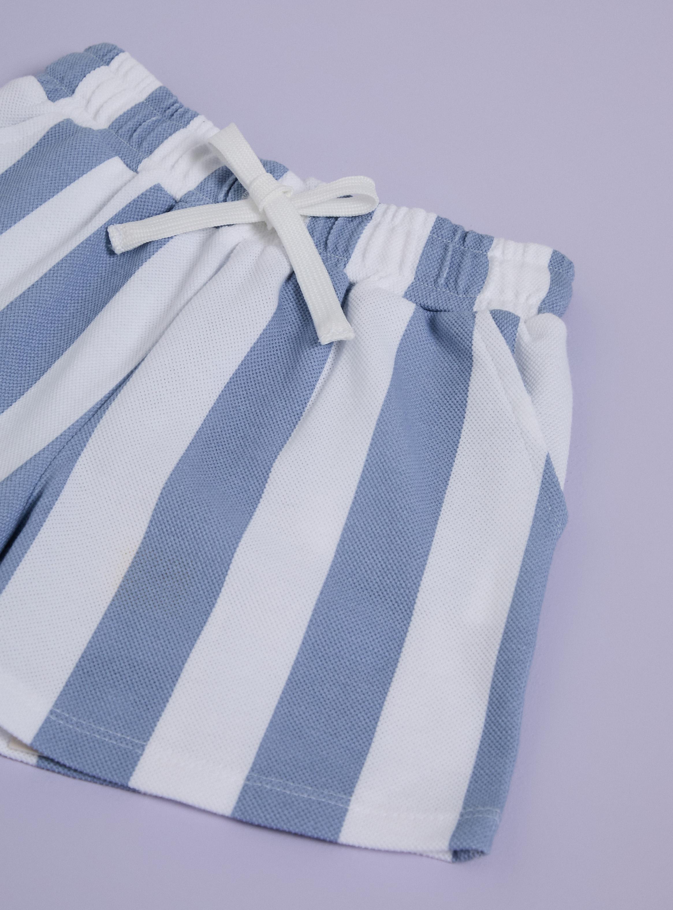 Short Estampado Rayas de Piqué-2