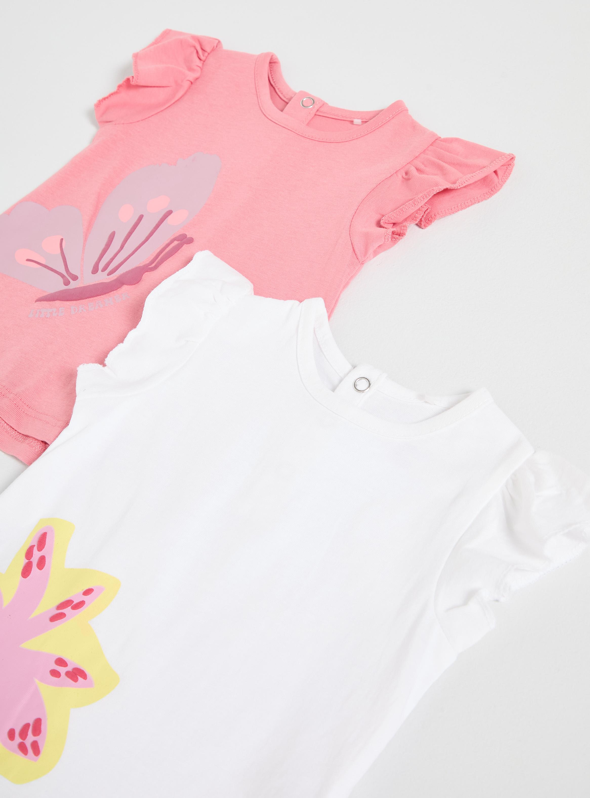 Polera Bipack con Vuelos y Estampado Lateral-2