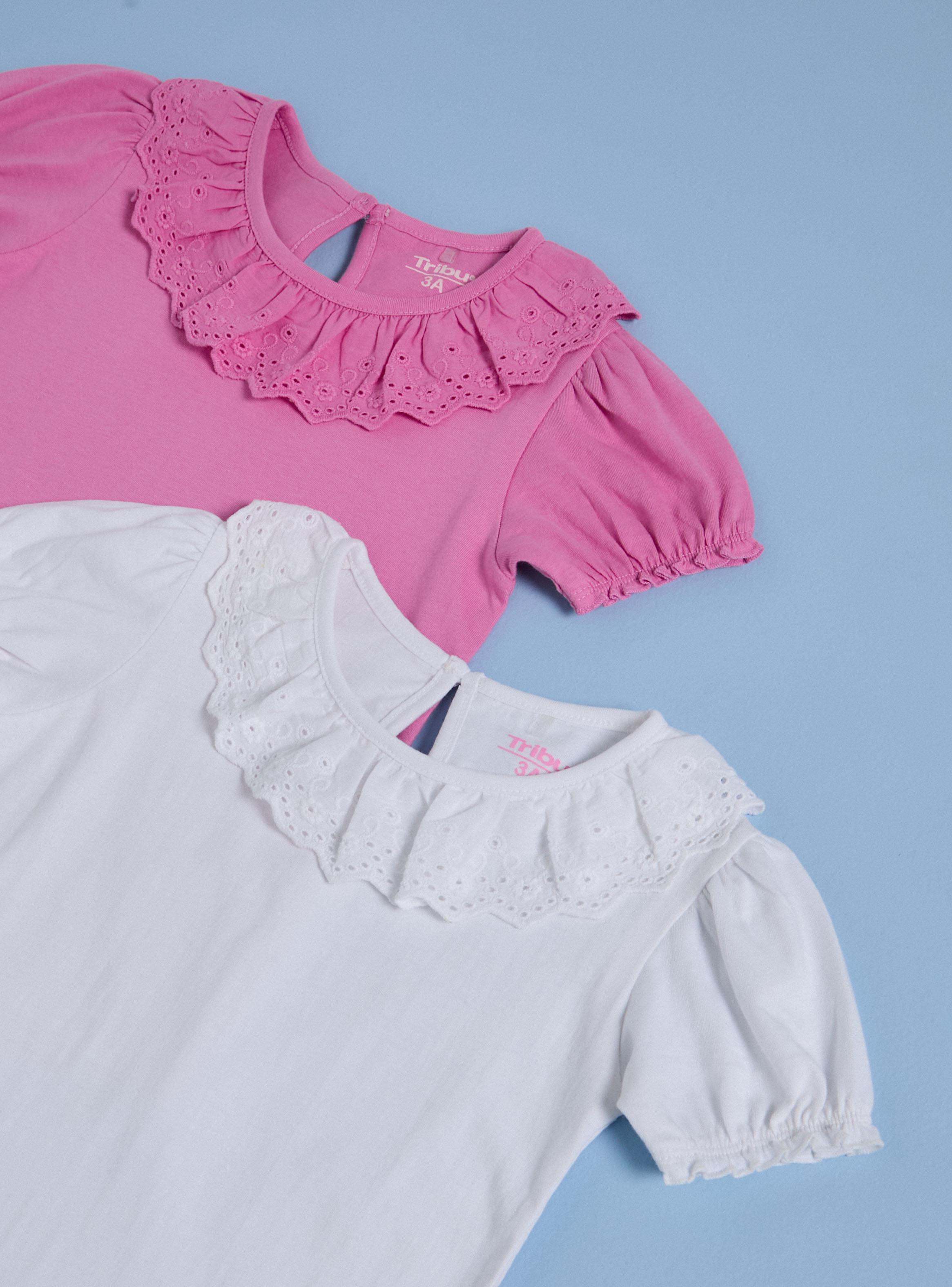 Polera Bipack Color con Cuello Broderie-2
