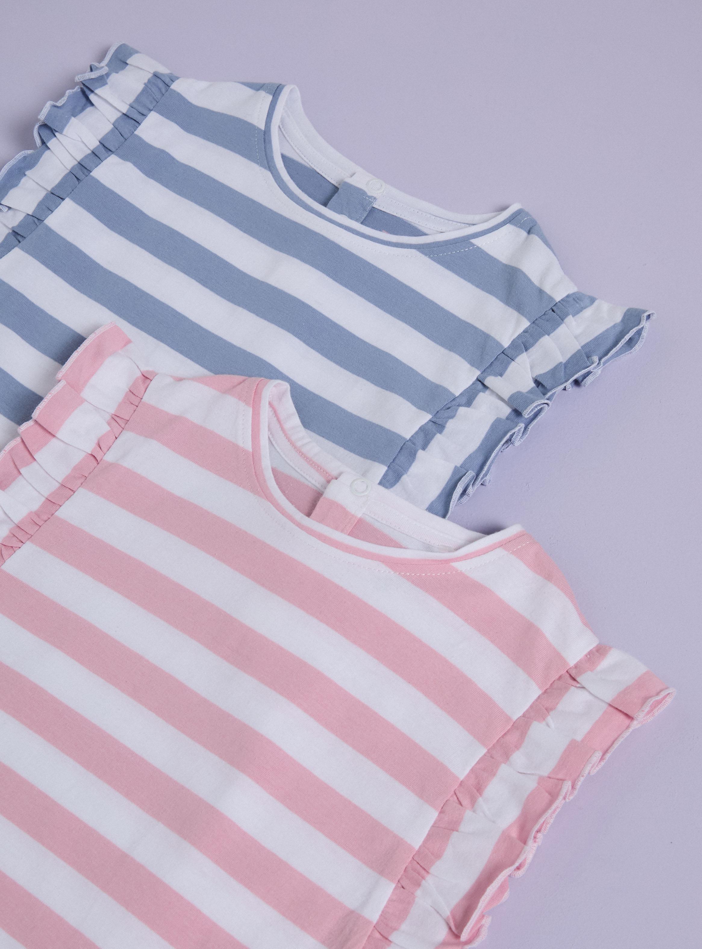 Polera Bipack Rayada con Vuelos-2