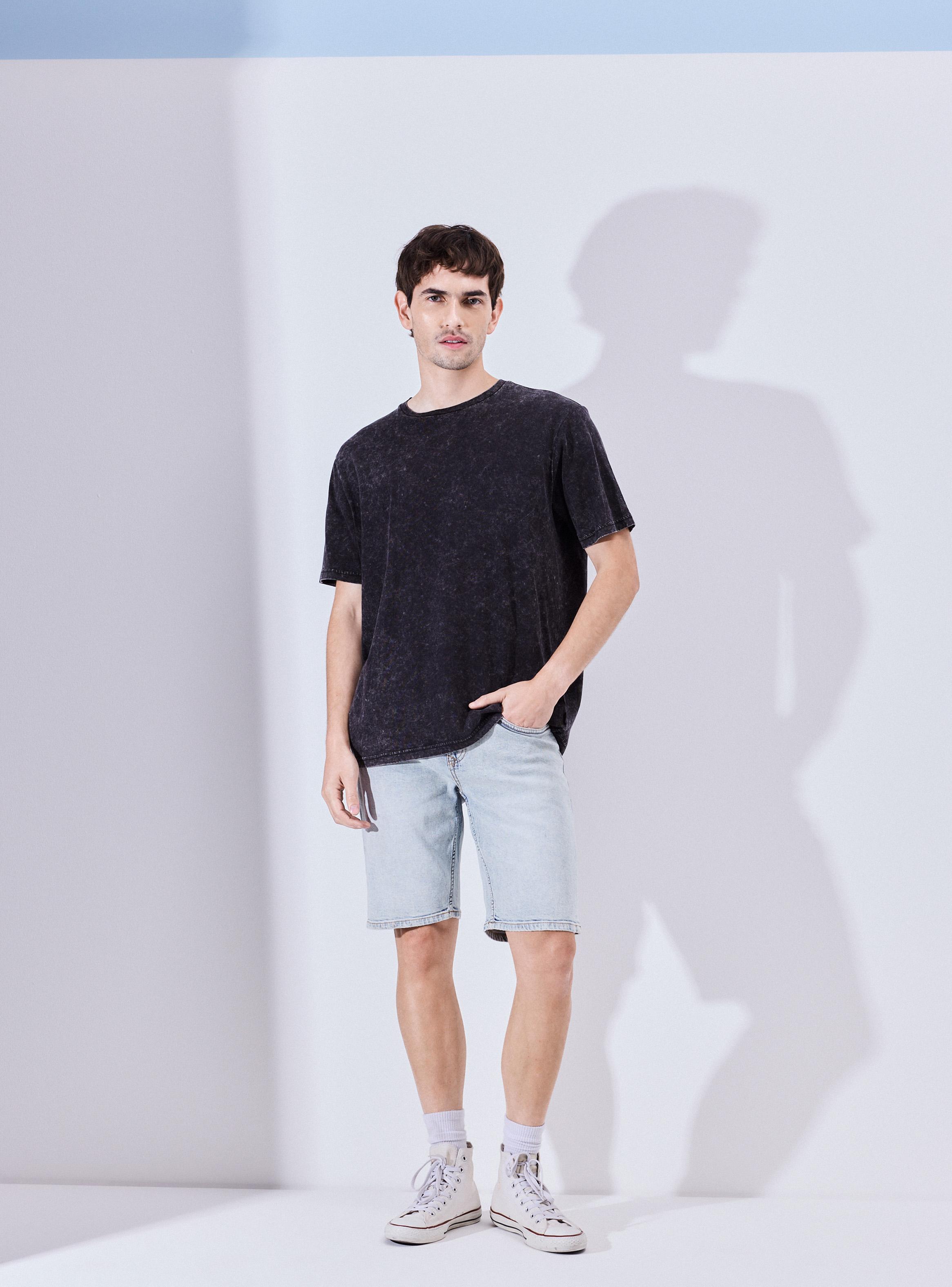 Polera Super Lavada Relaxed Fit-4