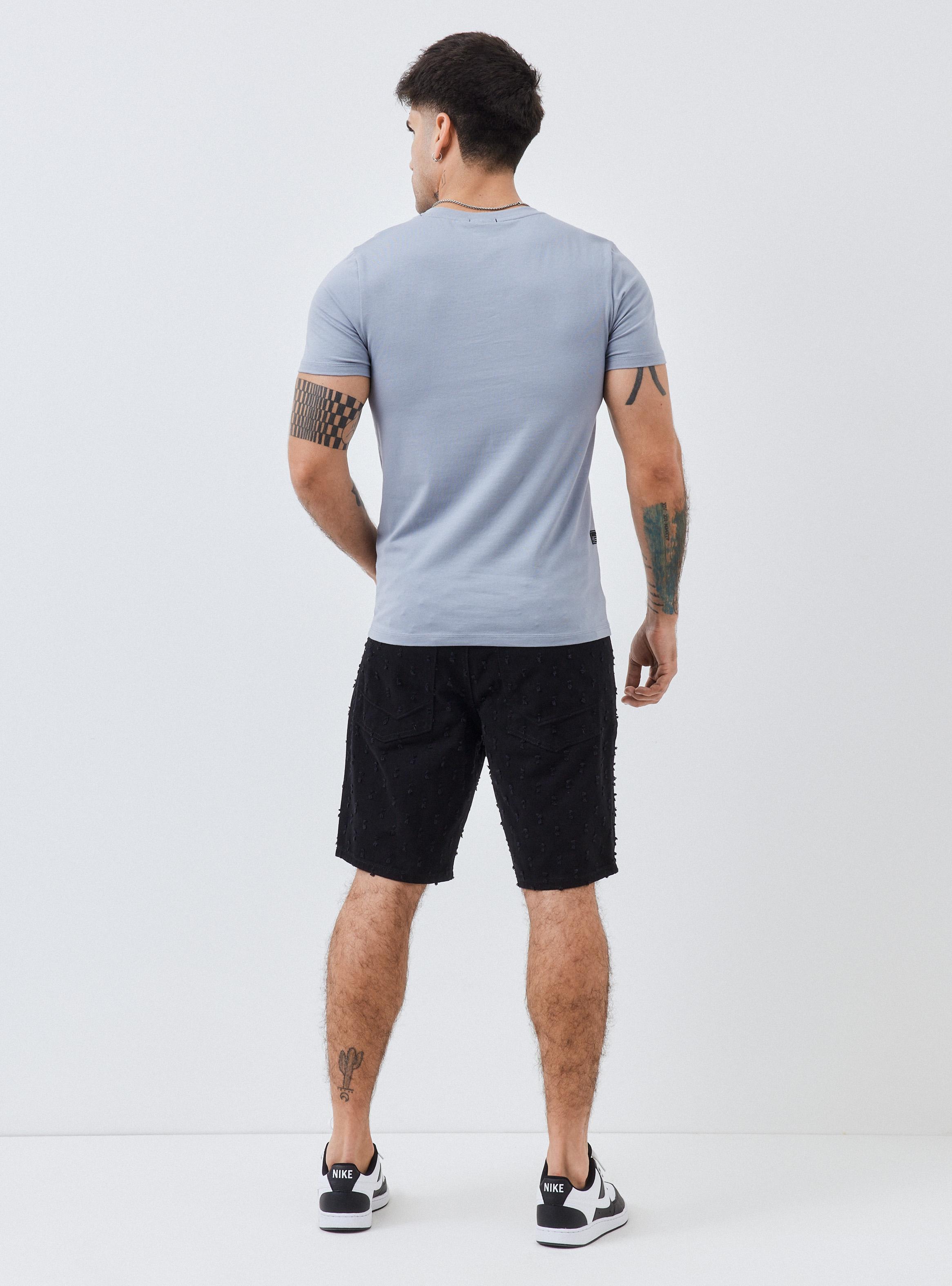 Short Relaxed Piquetes Relaxed Fit Medio-5