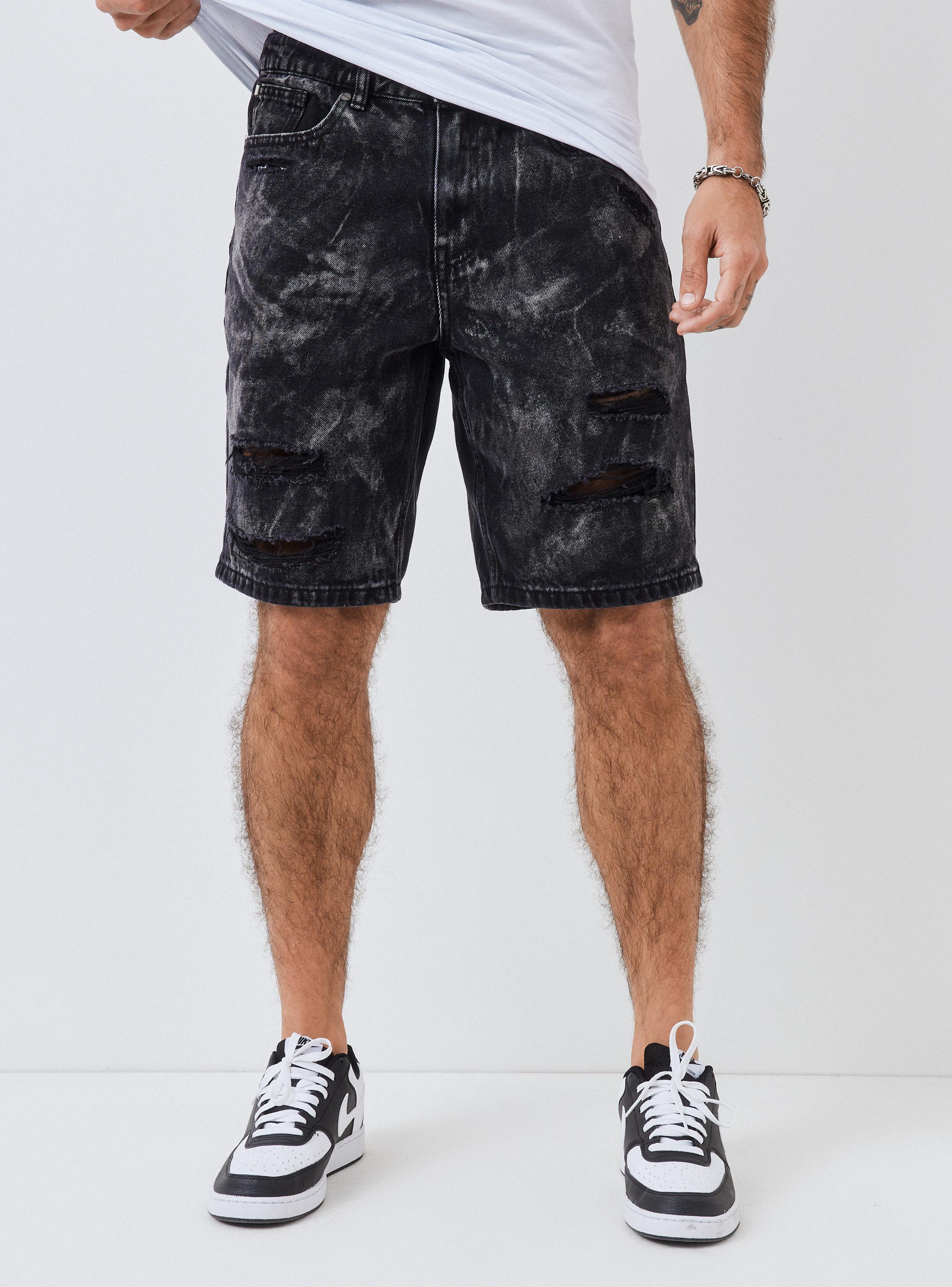 Short Relaxed Manchado Medio-0
