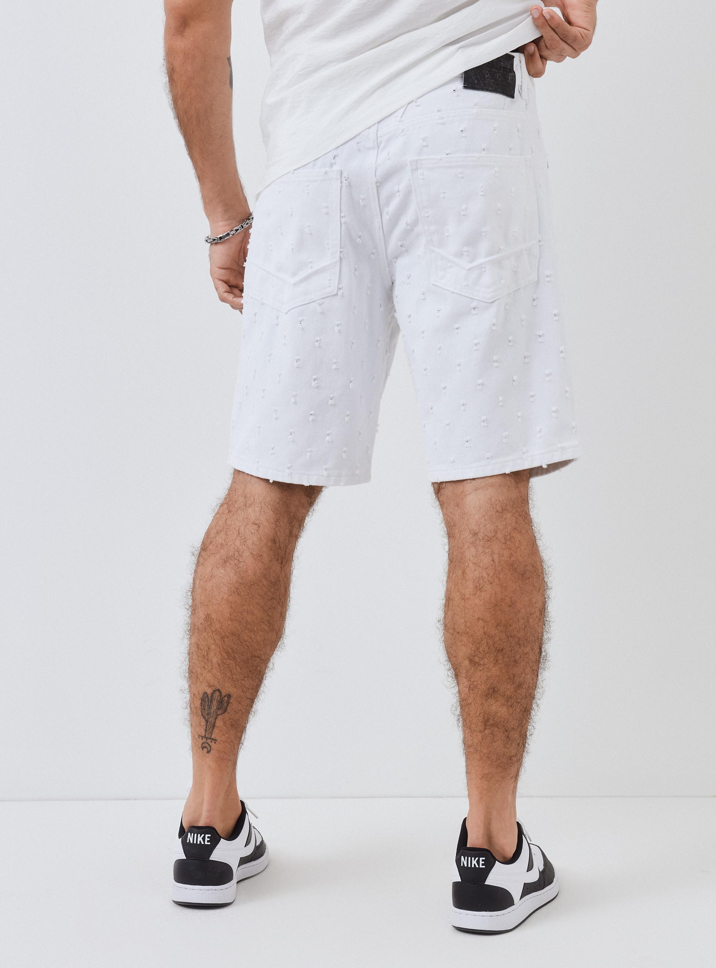 Short Relaxed Piqueteado Fit Medio-1