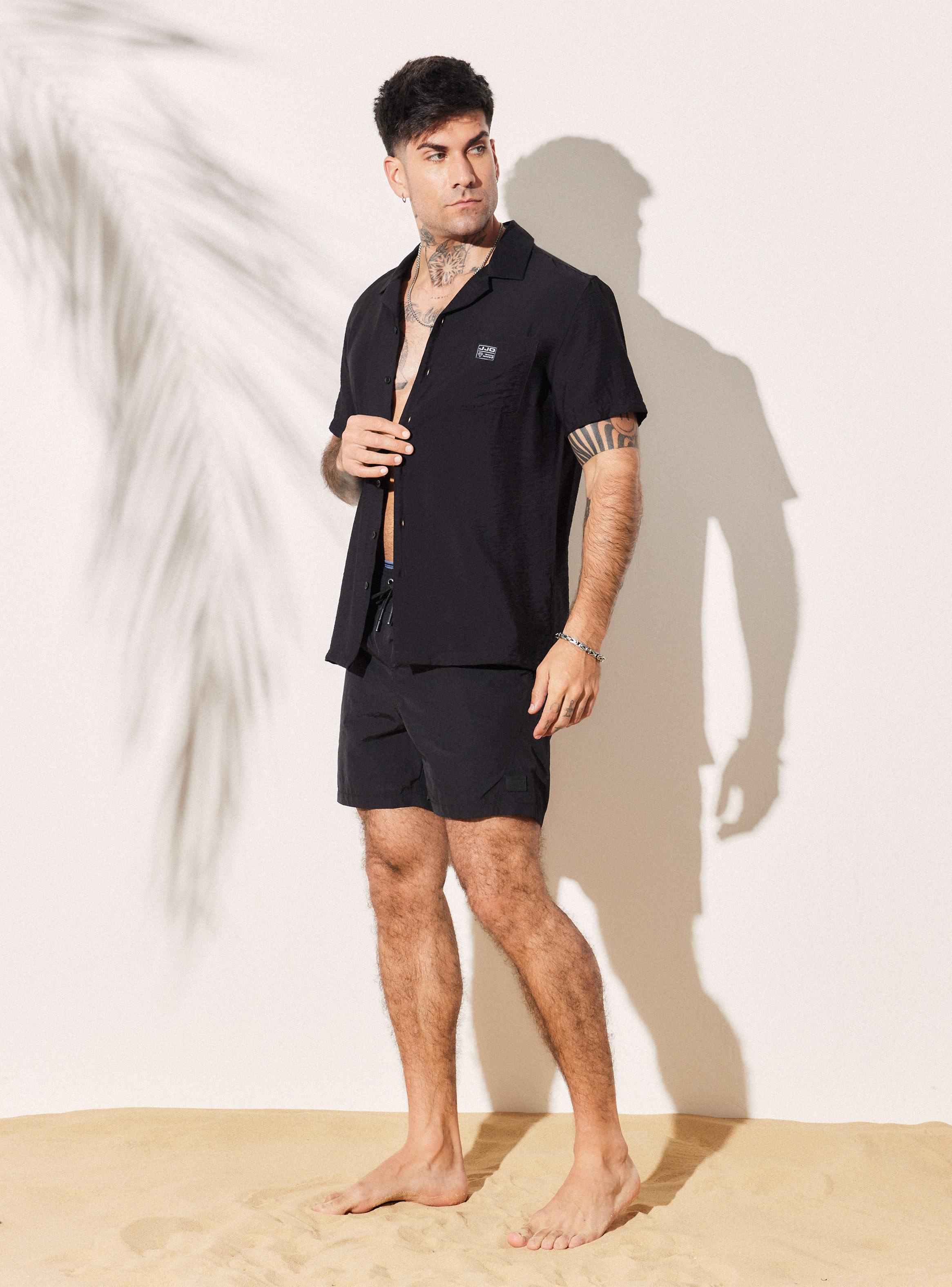Camisa Cuello Resort Tela Textured-4