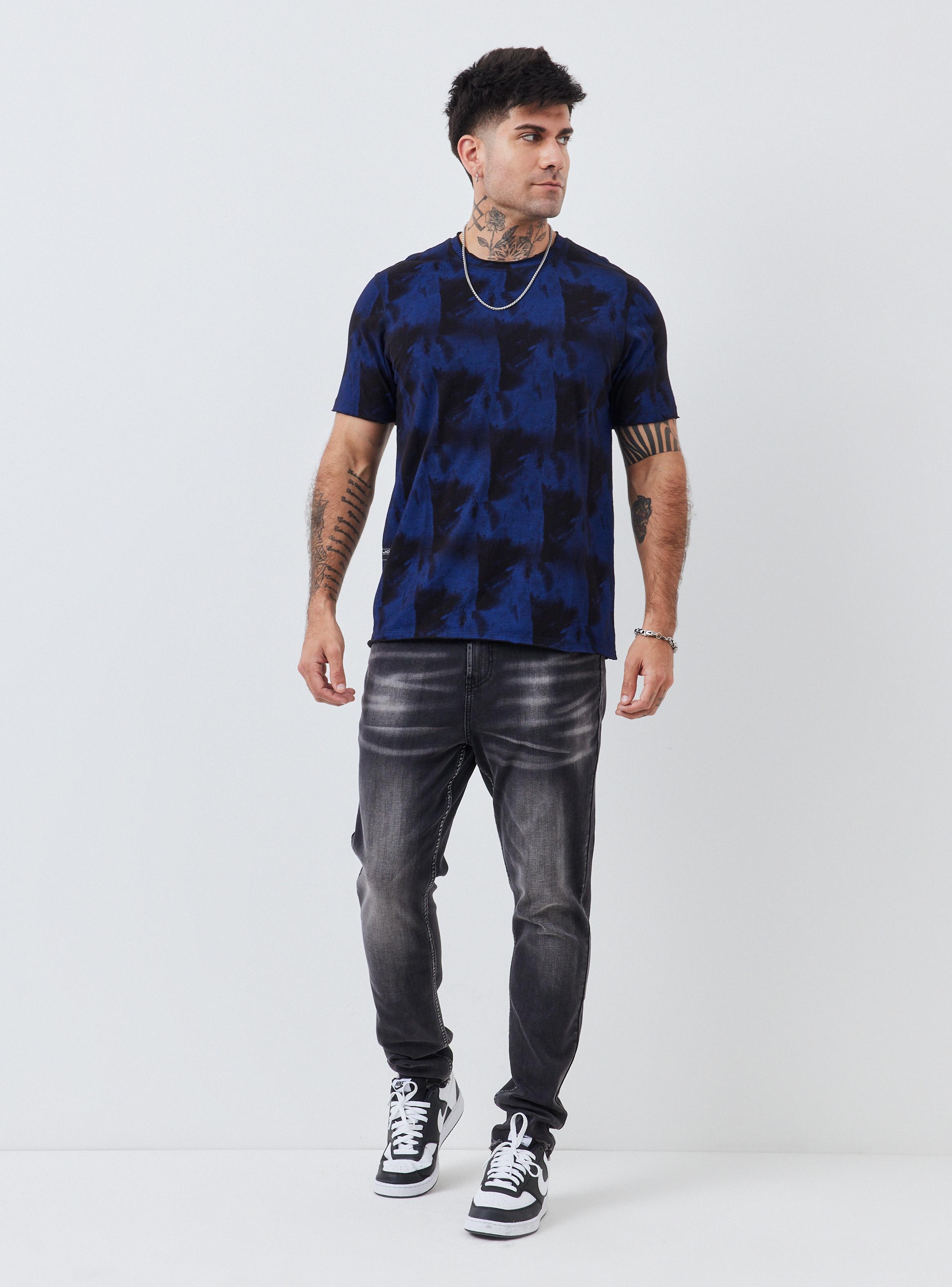 Polera Reversible Estampado Manchas Orgánicas-4
