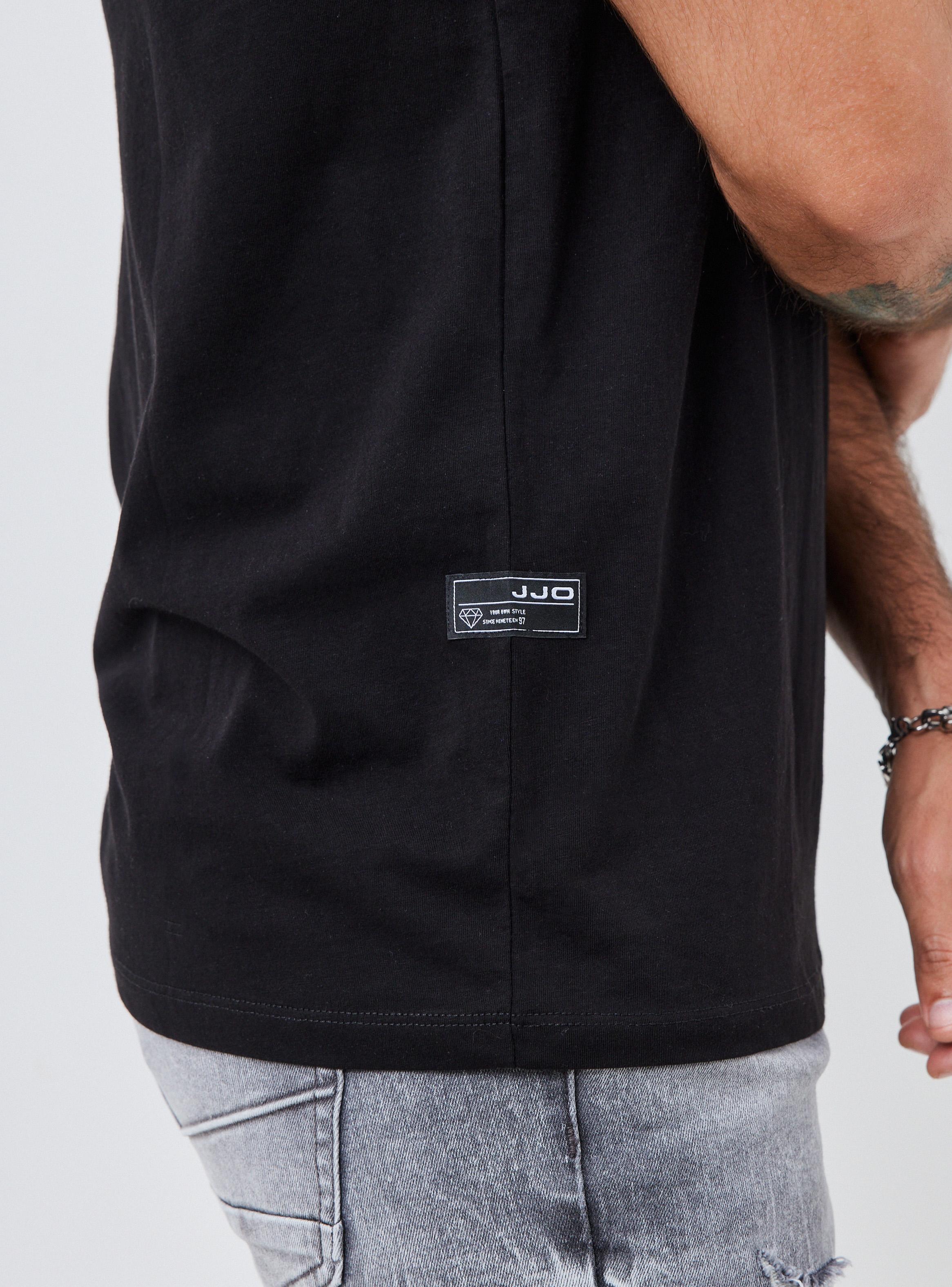 Polera Estampado Brochazo con Logo Manga Corta-3