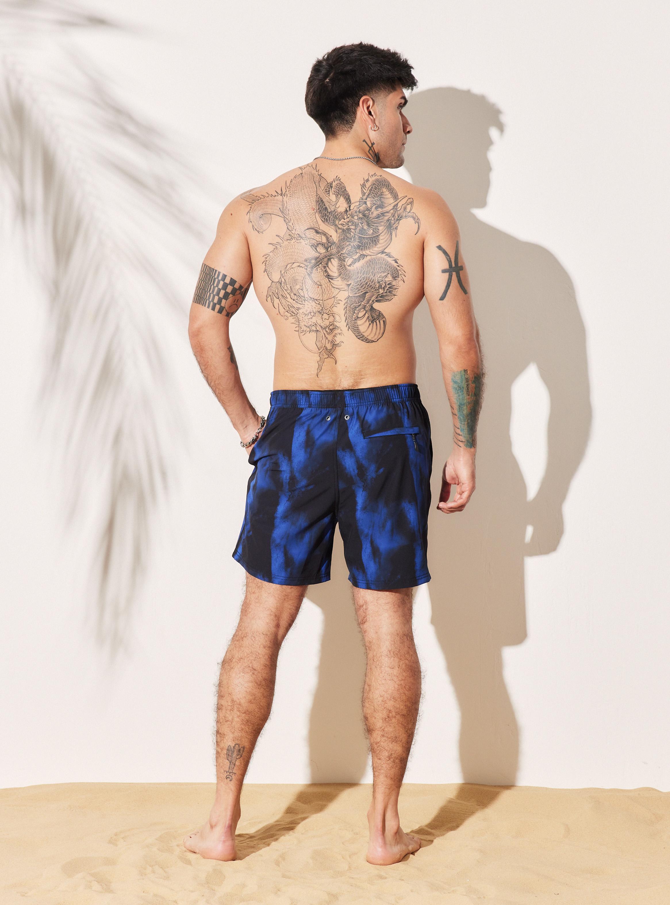 Traje de Baño Estampado Manchas Orgánicas-5