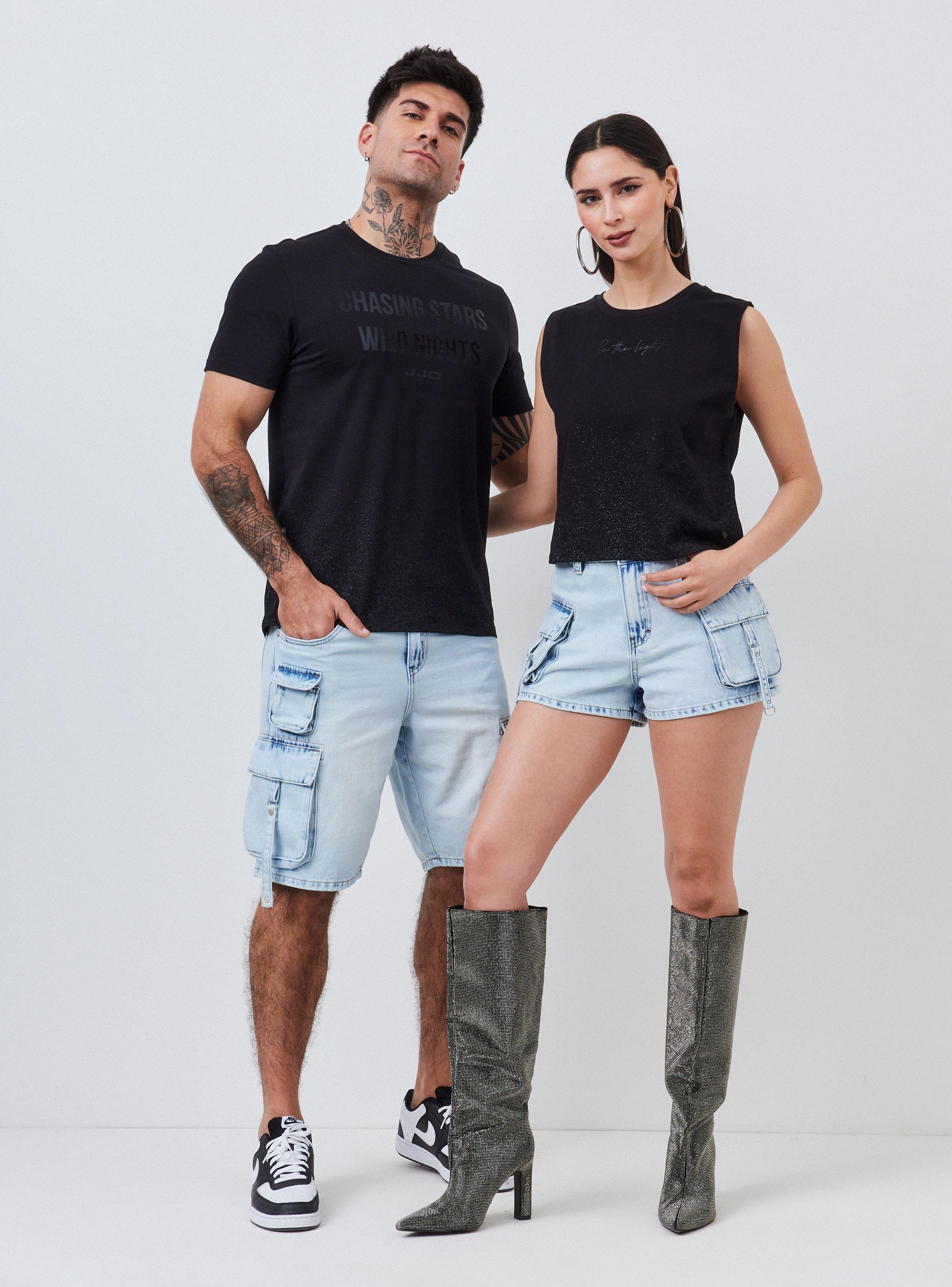 Polera Ancha con Lluvia Metalizada-4