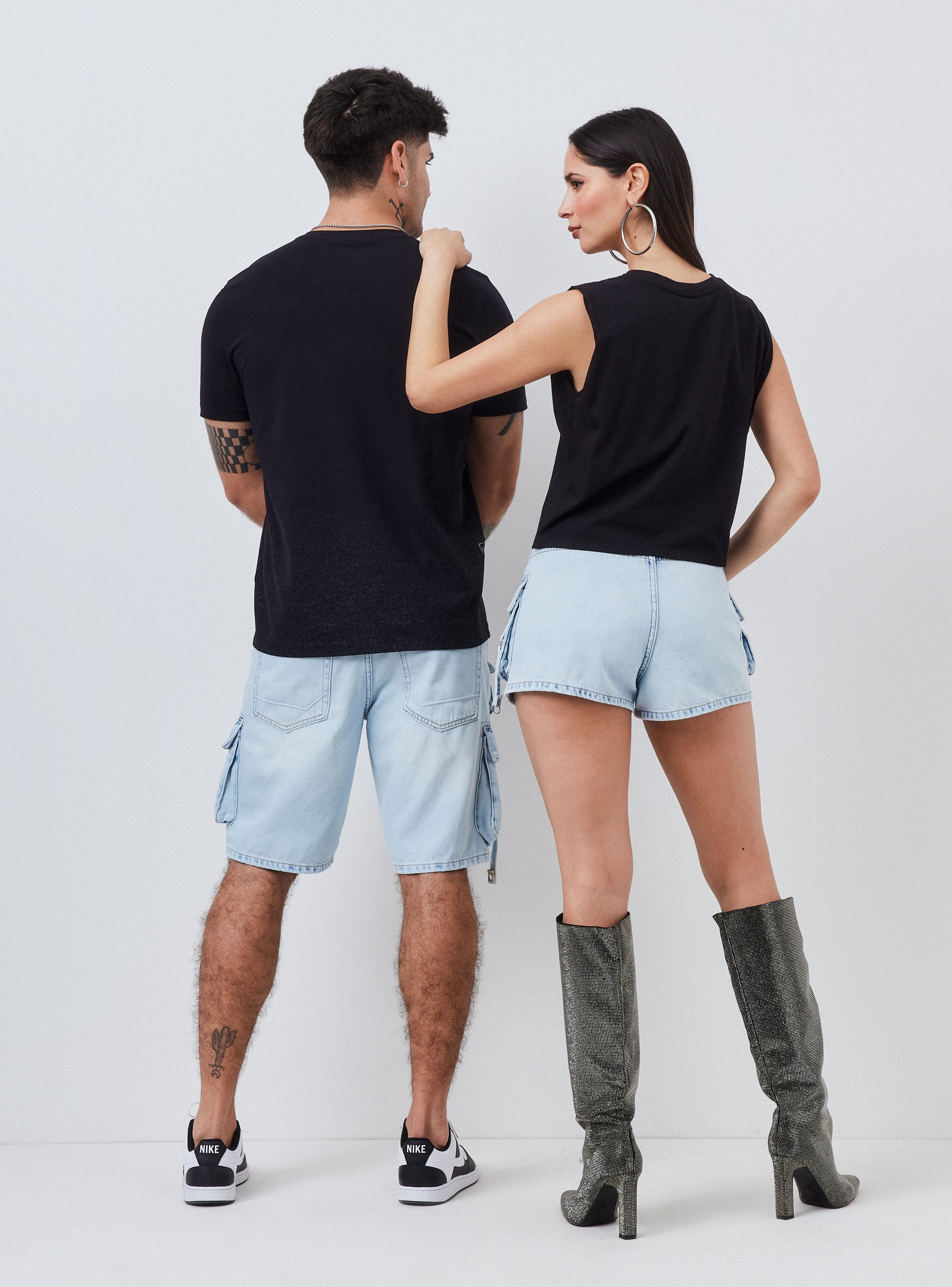 Polera Ancha con Lluvia Metalizada-5