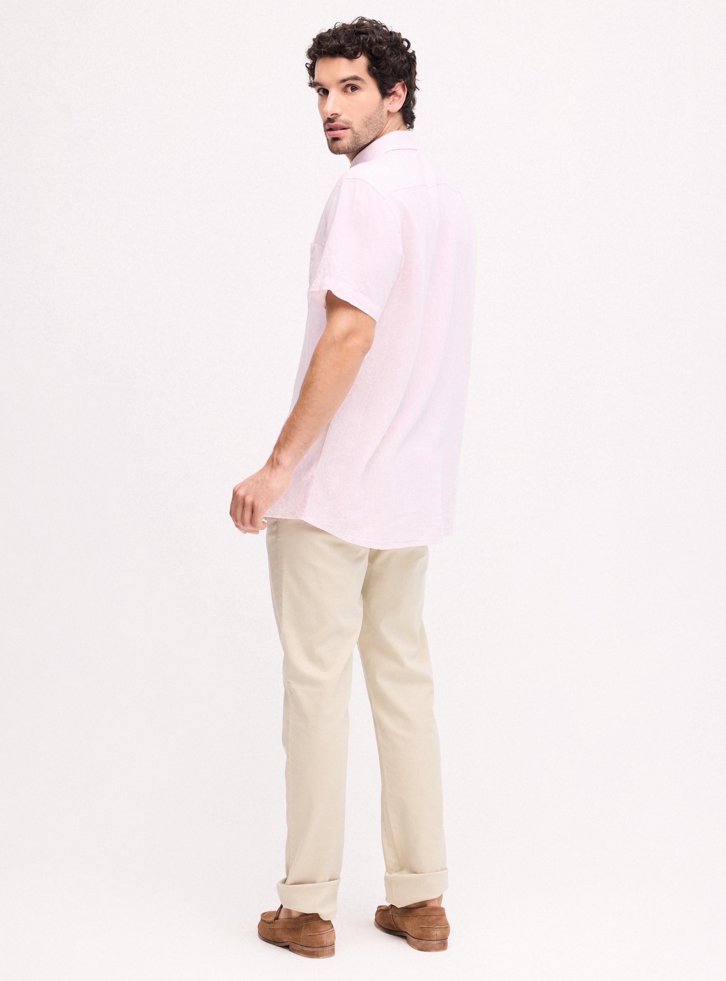 Camisa Lino Rayas-5