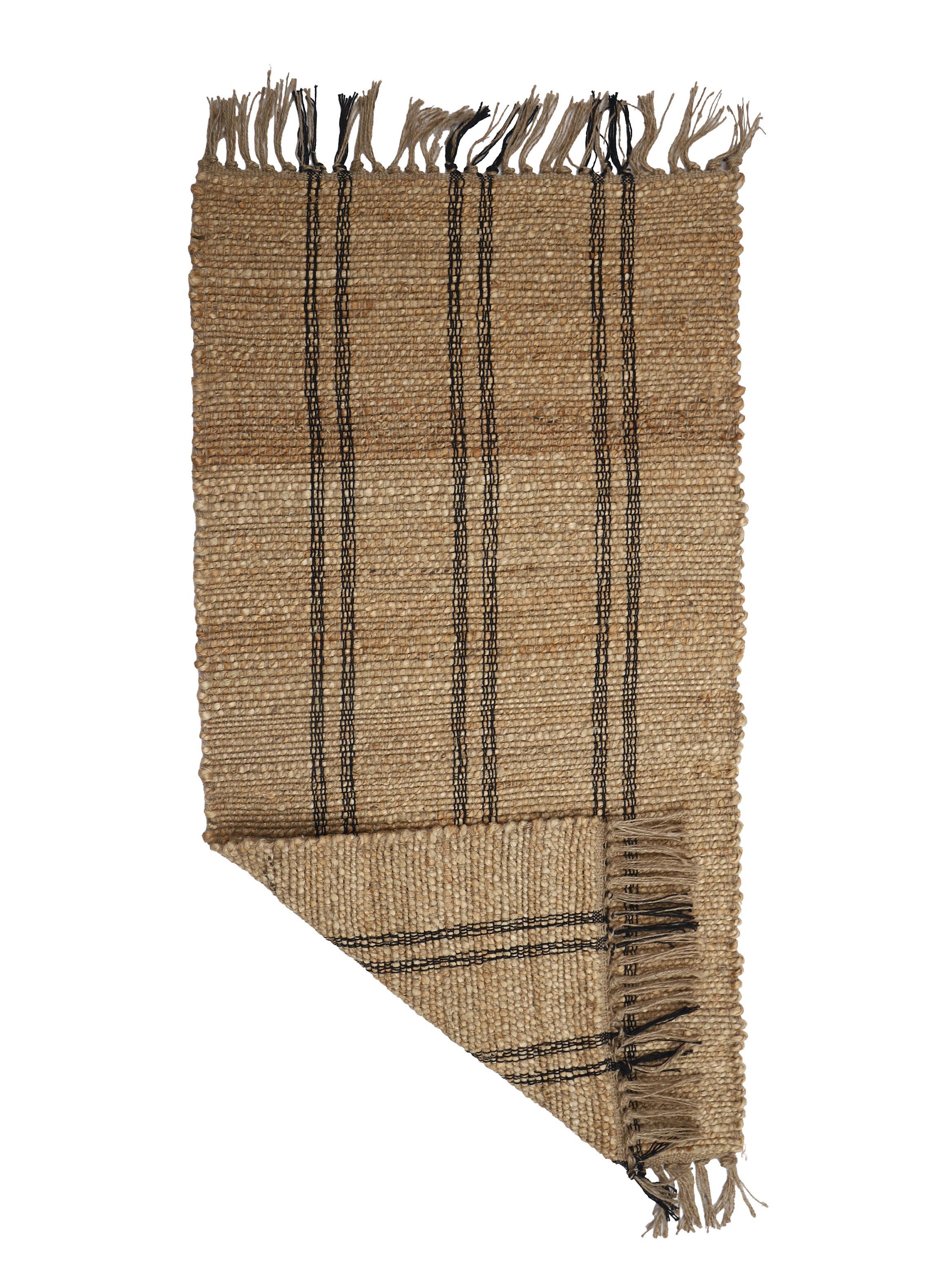 Bajada de Cama Yute Tribal 60x120 cm-2
