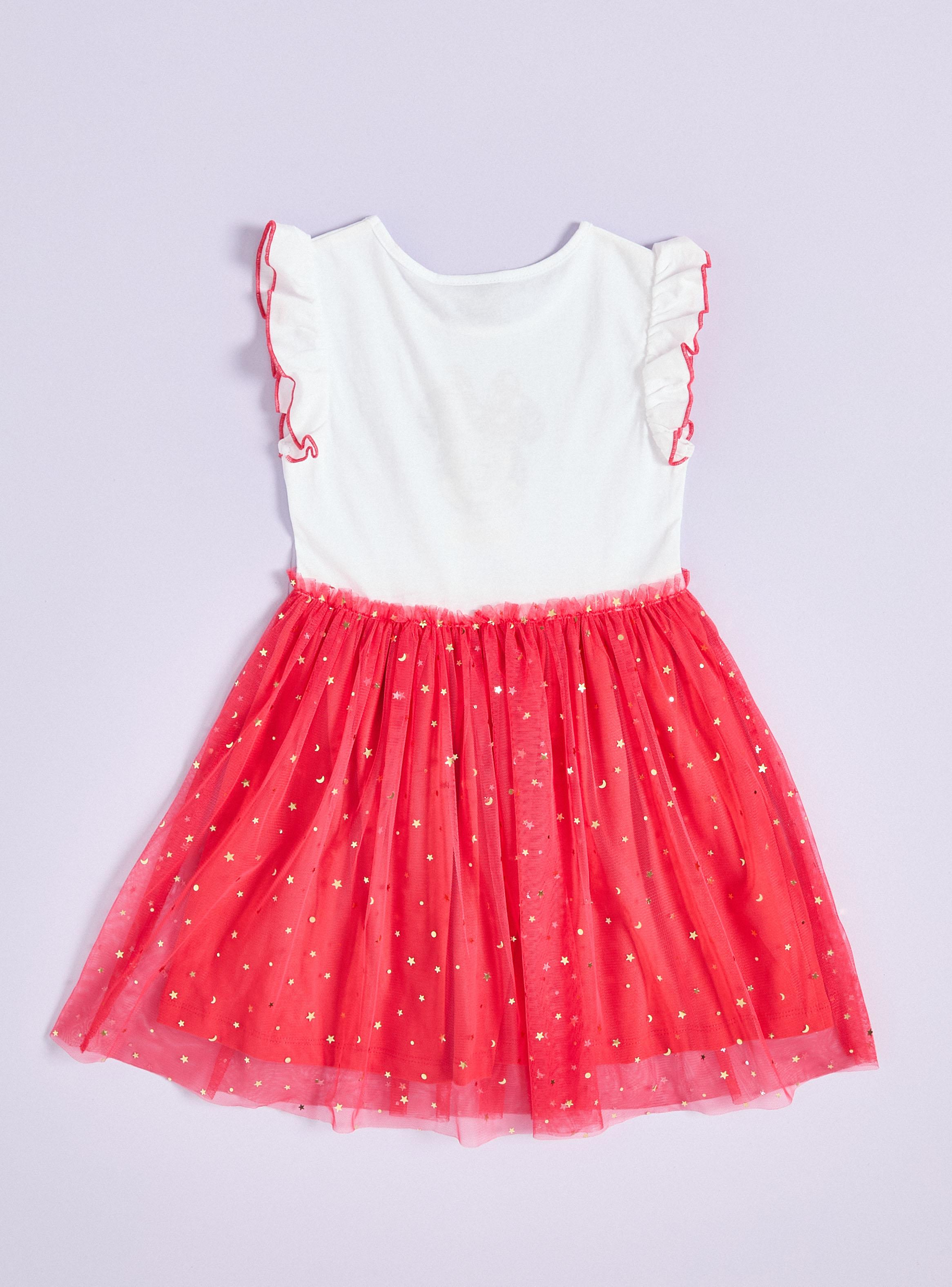 Vestido Estampado Minnie con Tul-2