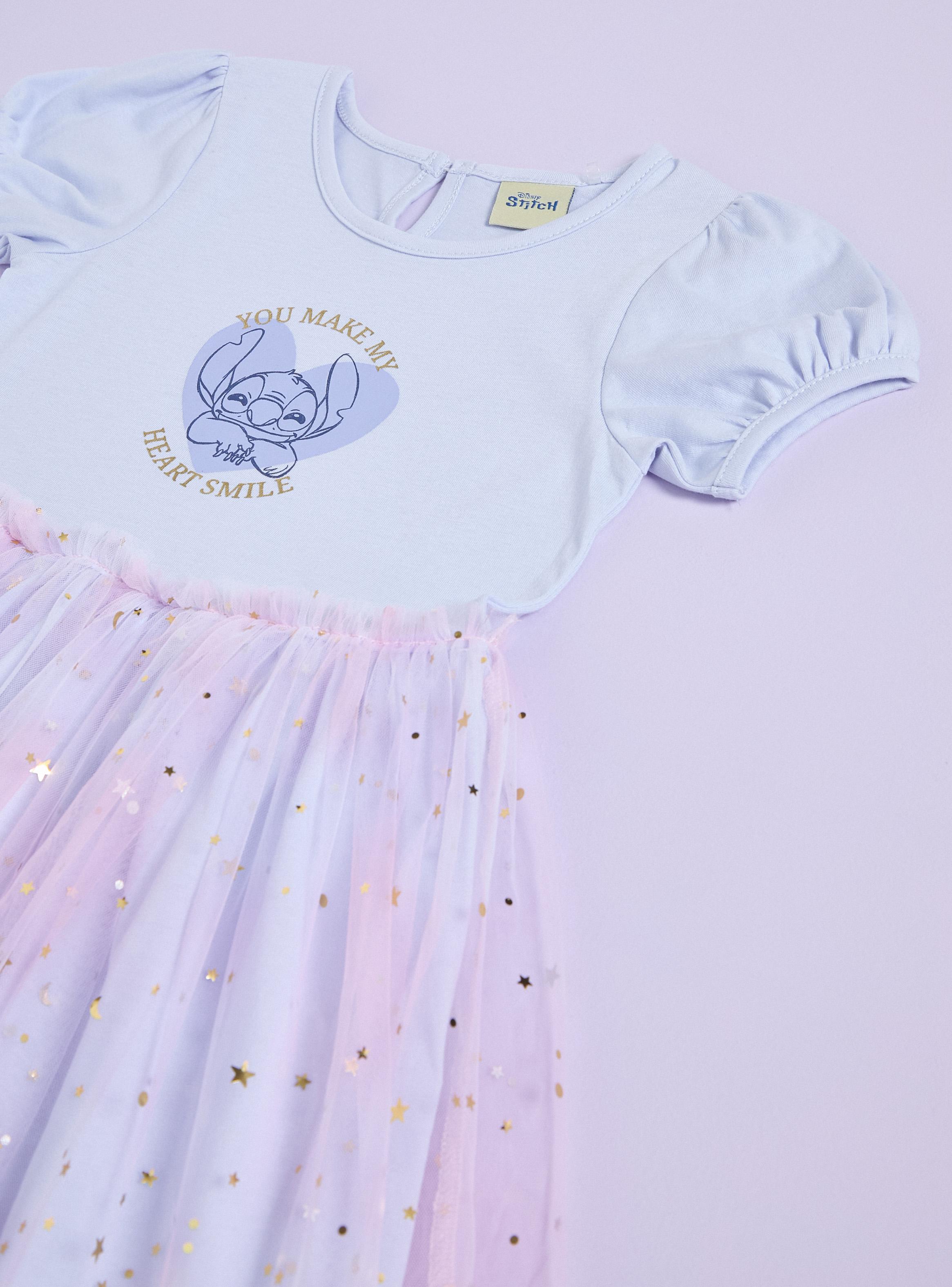 Vestido Tul con Brillos Stitch-2