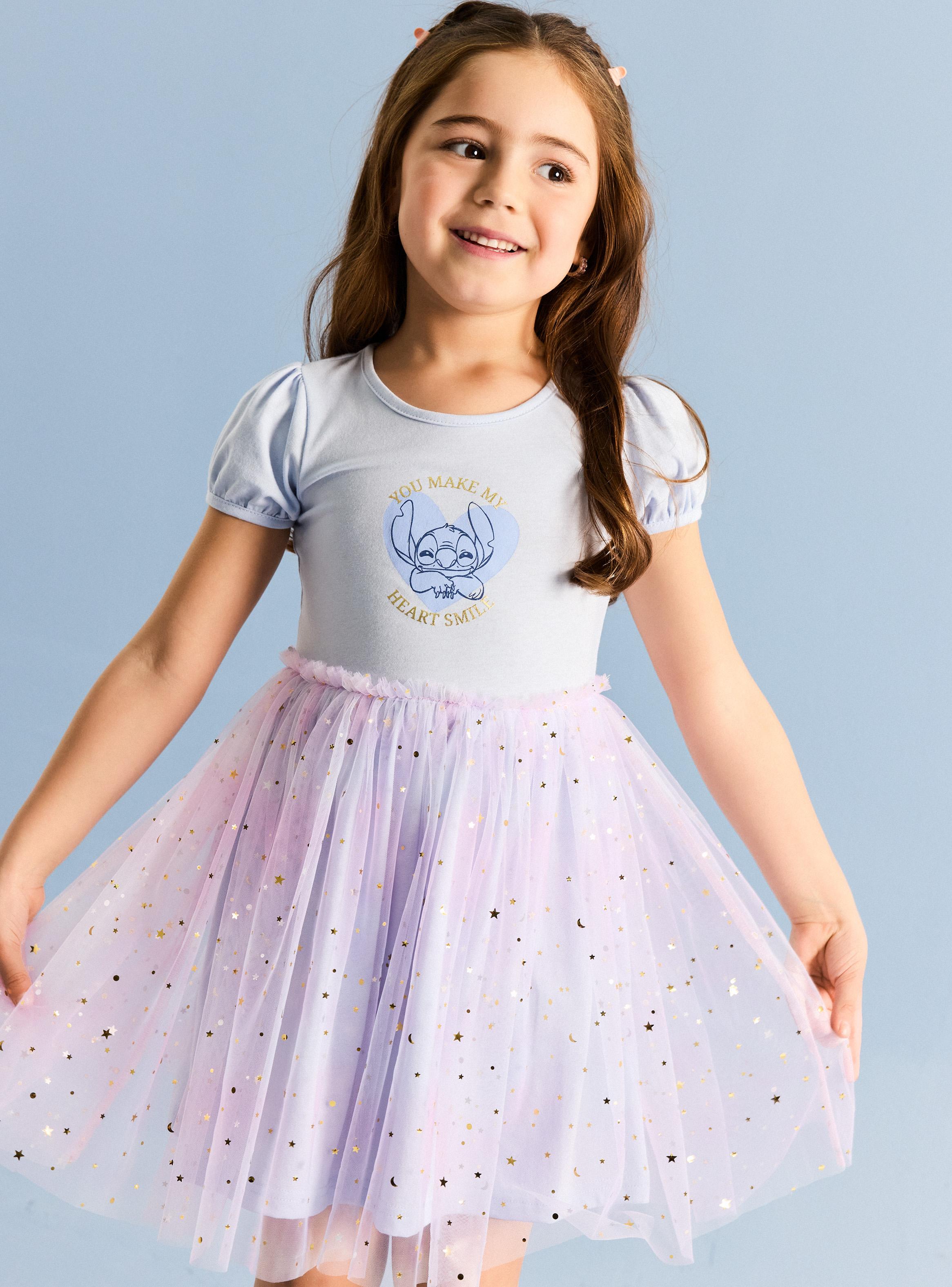 Vestido Tul con Brillos Stitch-4