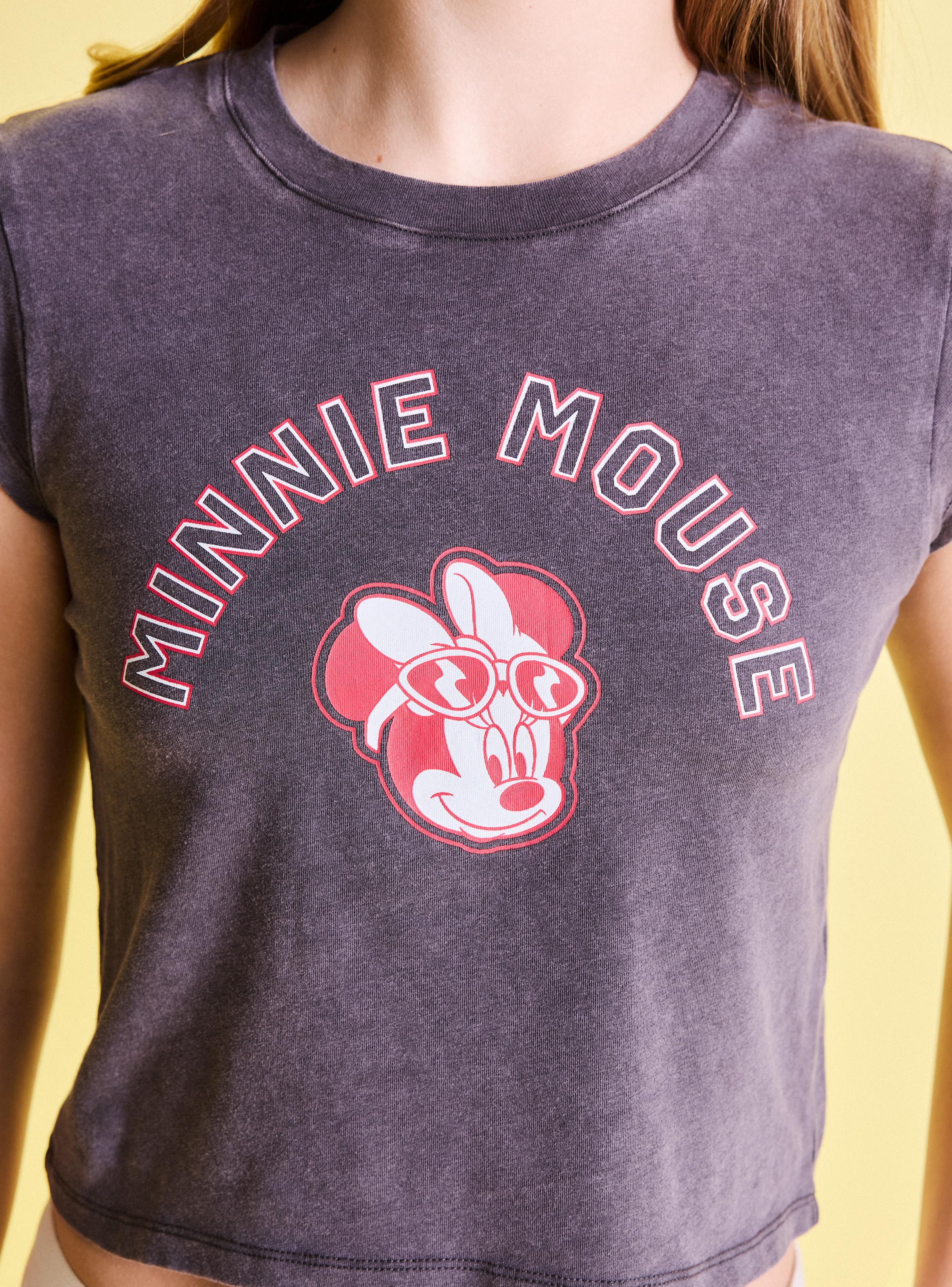 Polera Manga Corta con Estampado Minnie-4
