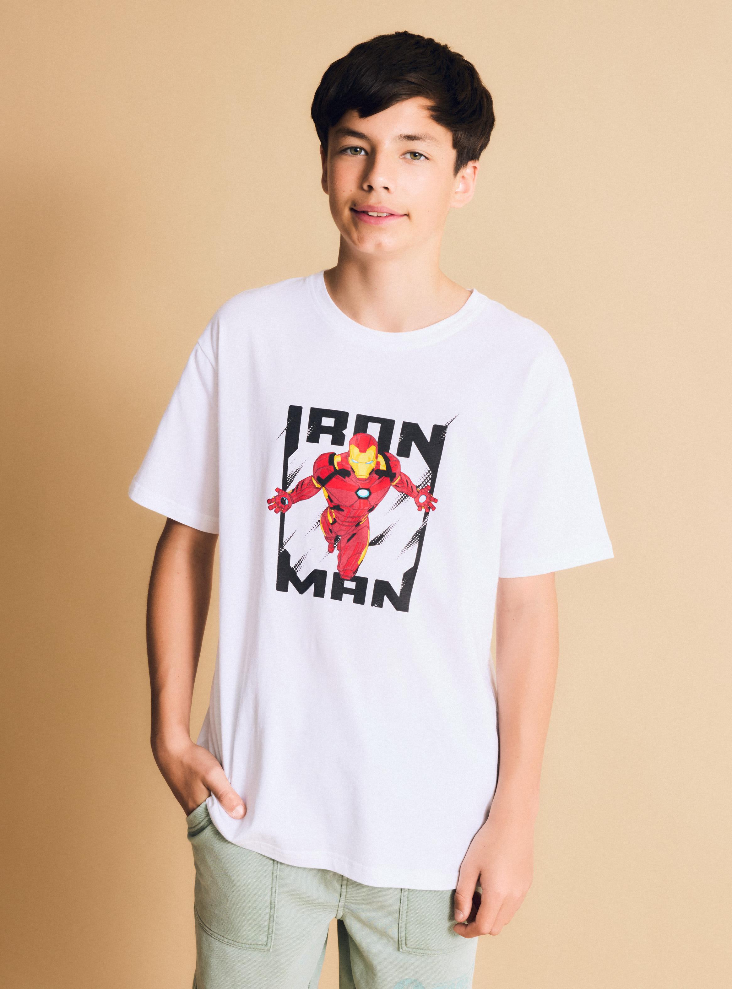 Polera Estampado Personajes Avengers Niño-3