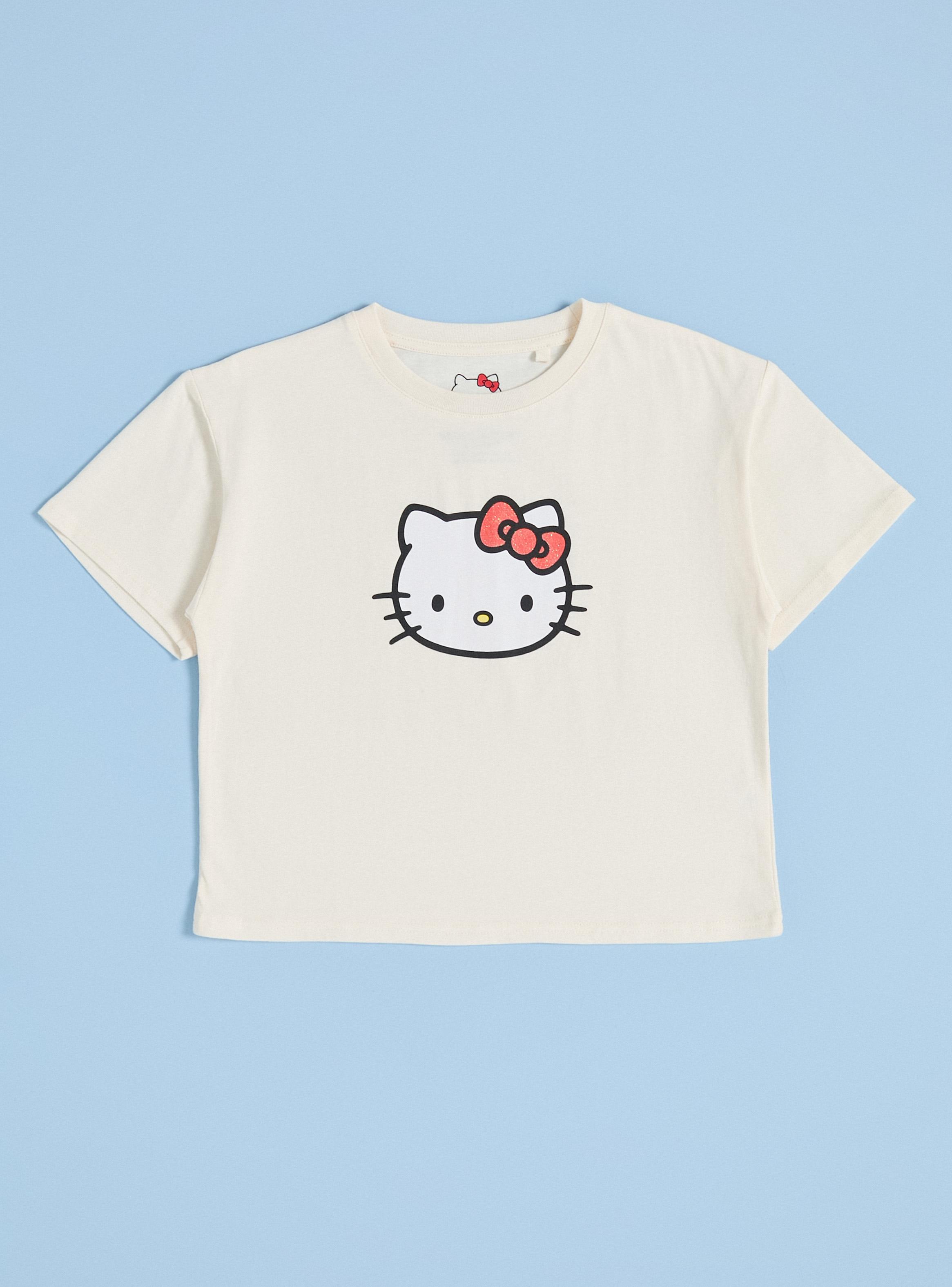 Polera Básica con Estampado Hello Kitty-0