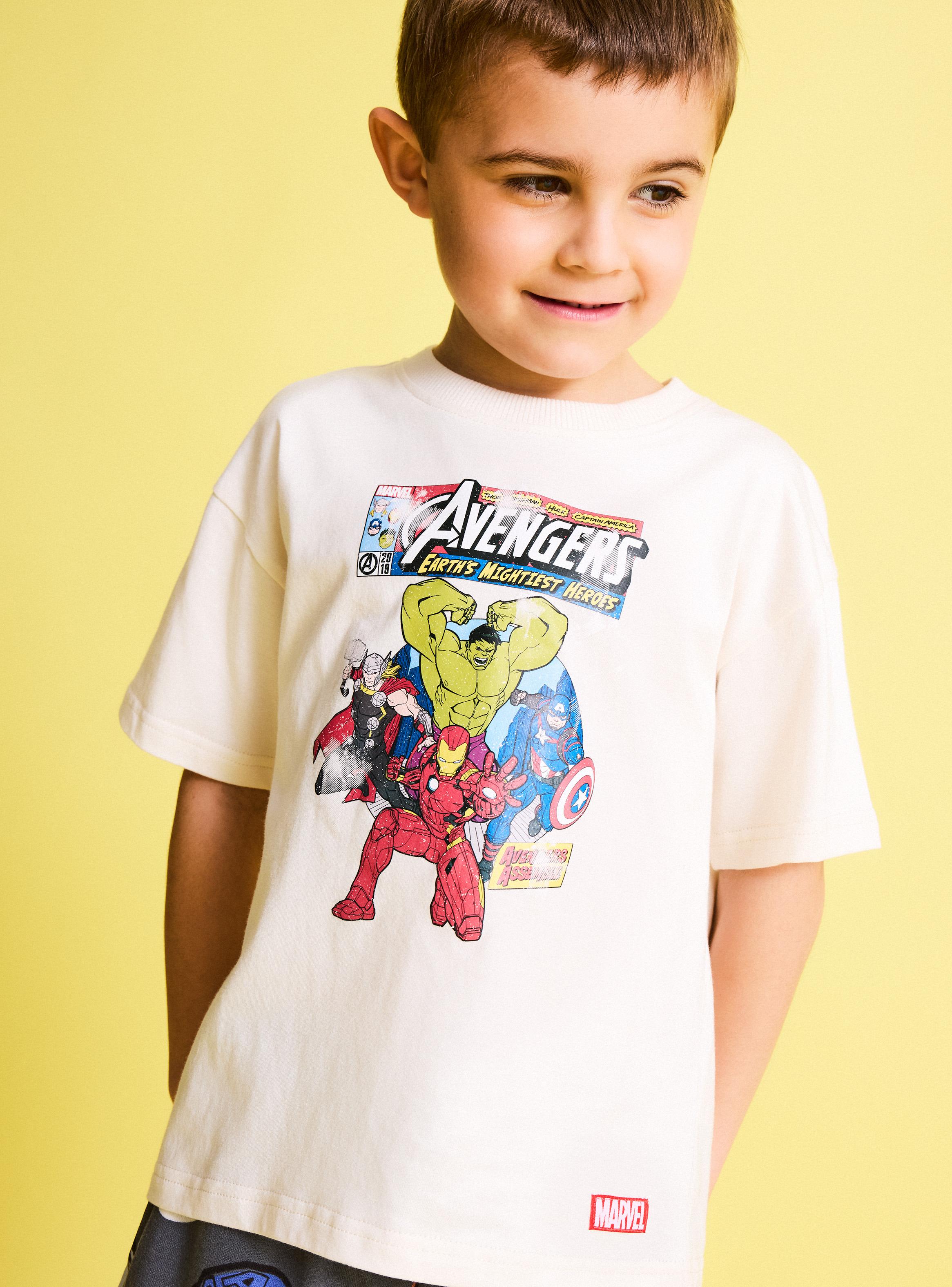 Polera Estampada Personajes Clásicos Marvel-4