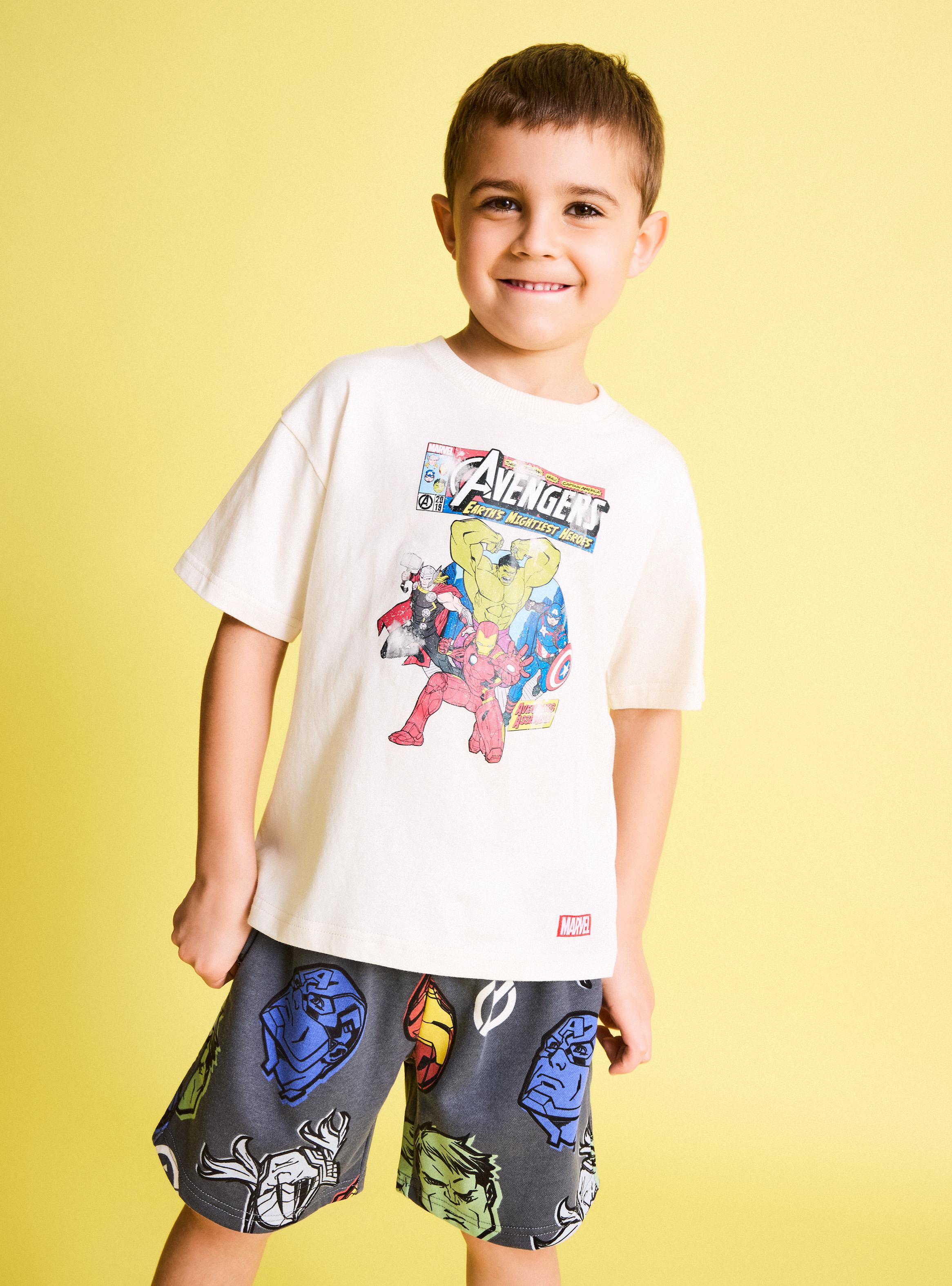 Polera Estampada Personajes Clásicos Marvel-3